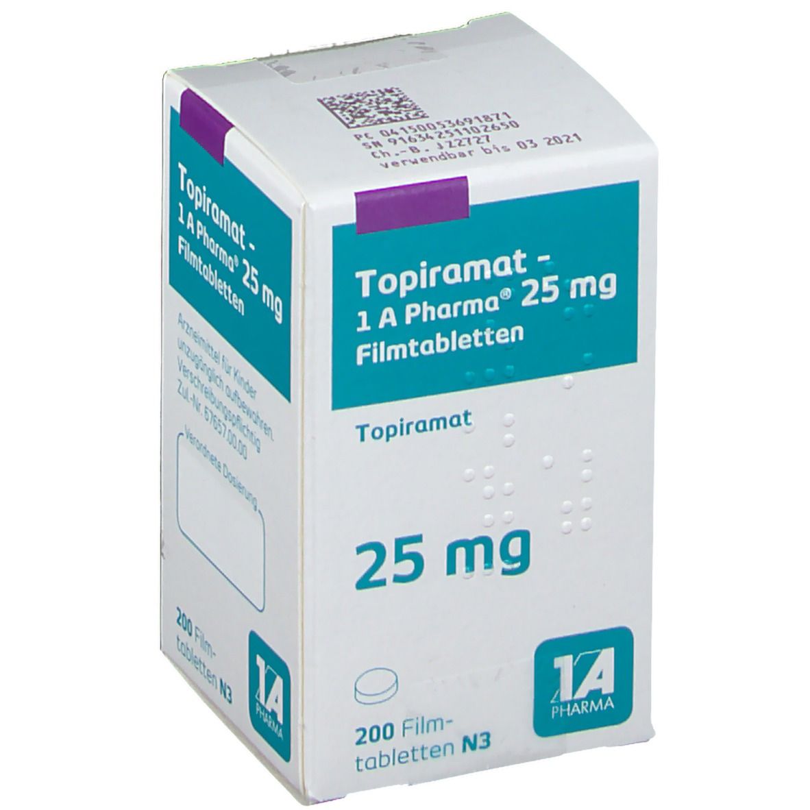 Topiramat 1A Pharma® 25Mg