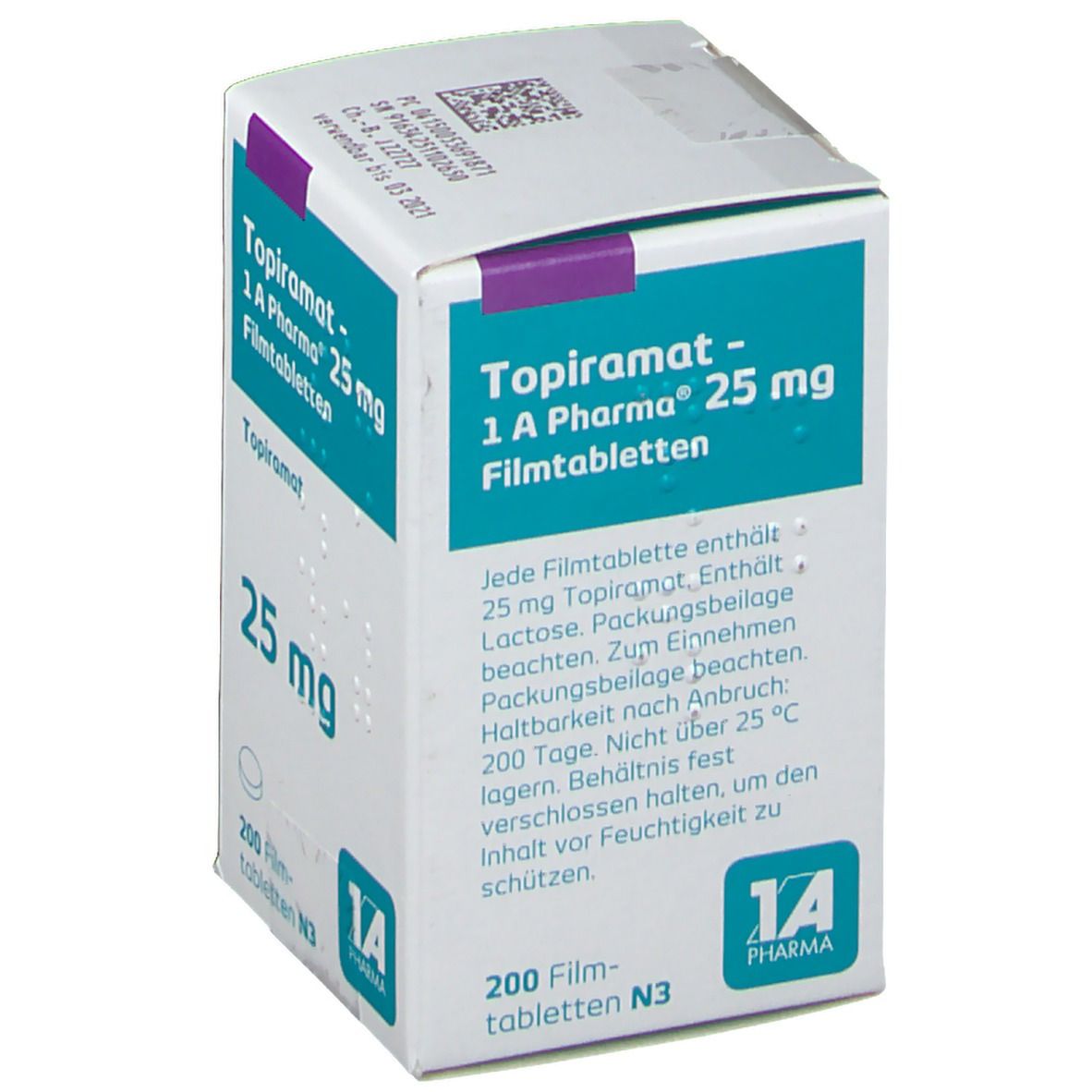 Topiramat 1A Pharma® 25Mg