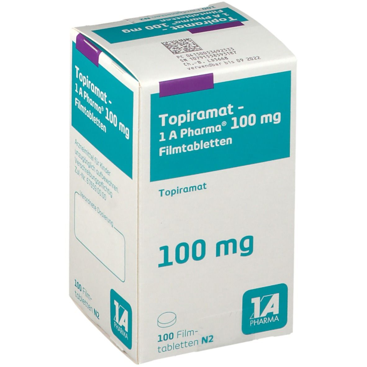 Topiramat - 1 A Pharma® 100 mg