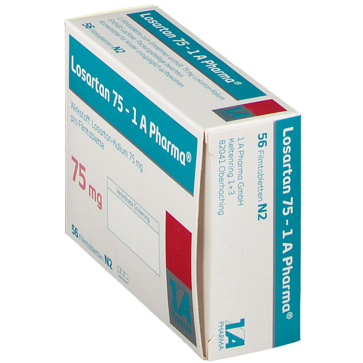 Losartan 75-1A Pharma Filmtabletten 56 St