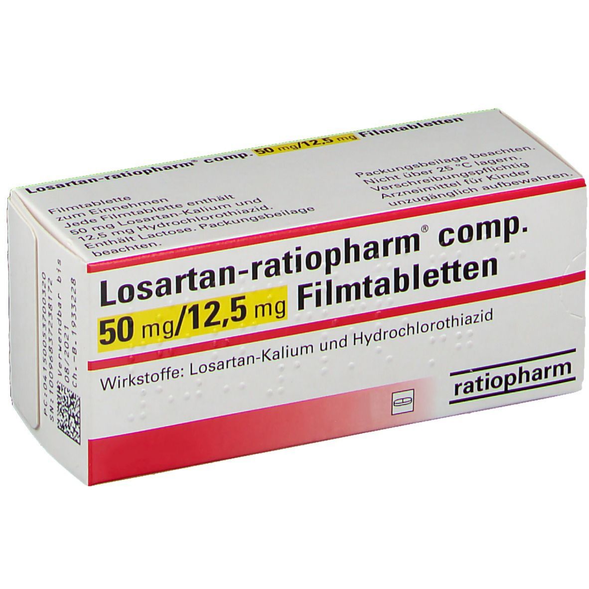 Losartan-ratiopharm® comp. 50 mg/12,5 mg