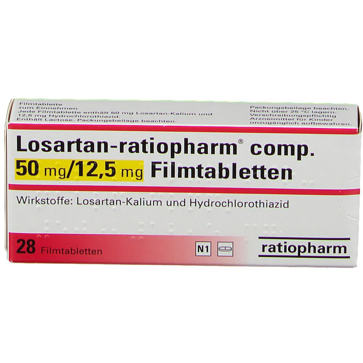 Losartan-ratiopharm® comp. 50 mg/12,5 mg