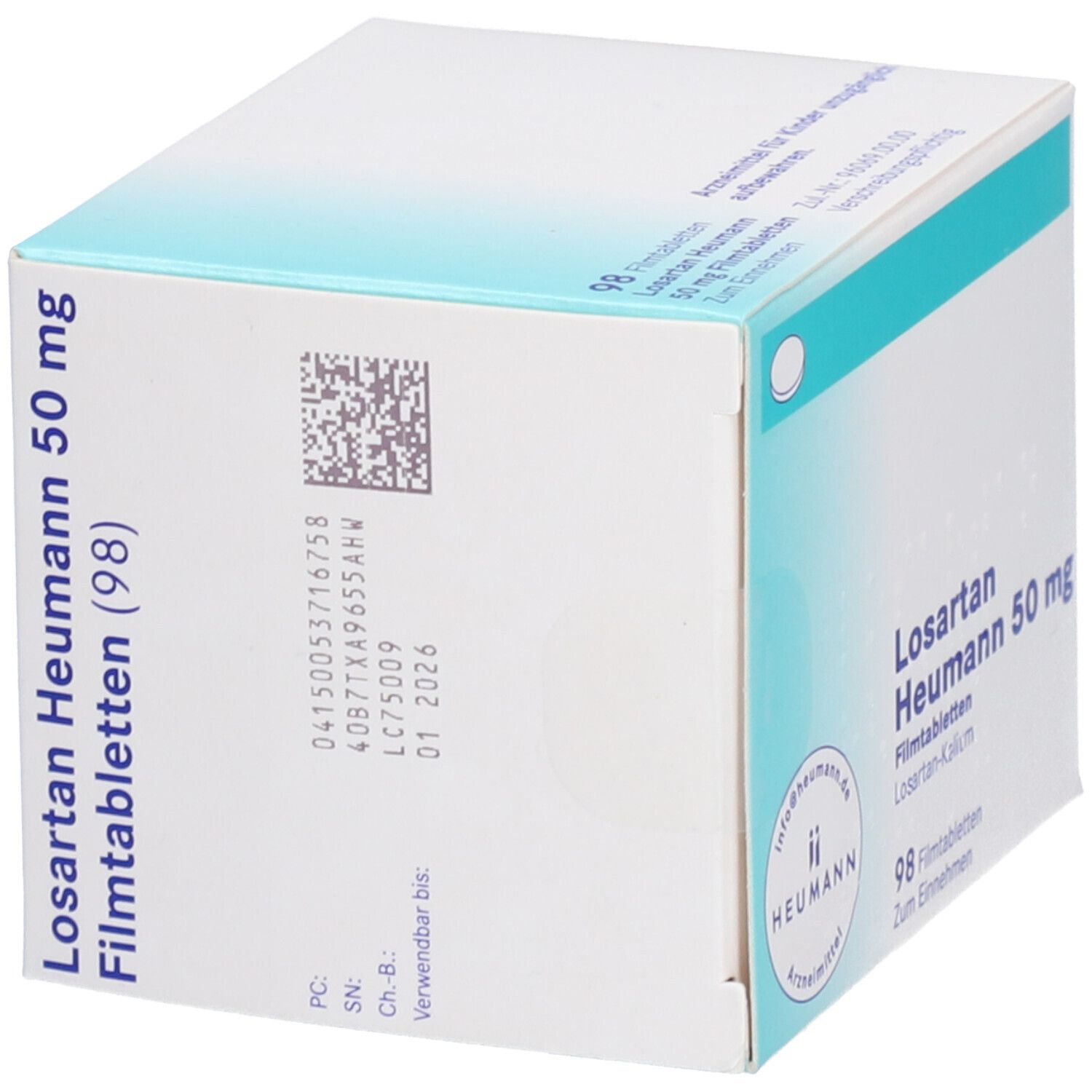 Losartan Heumann 50 mg Filmtabletten 98 St