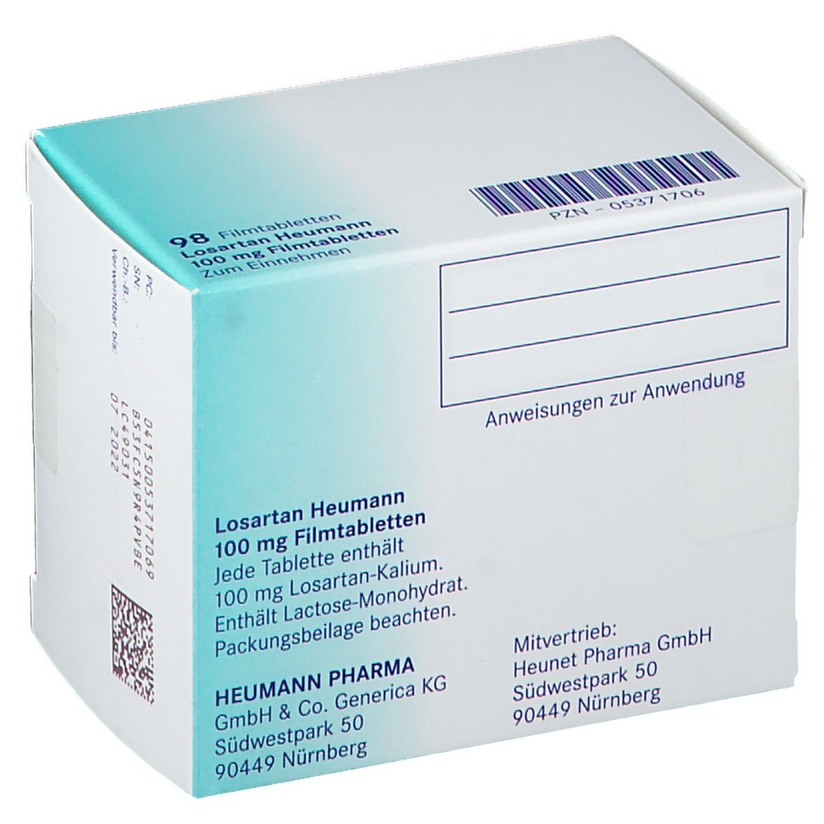 Losartan Heumann 100 mg