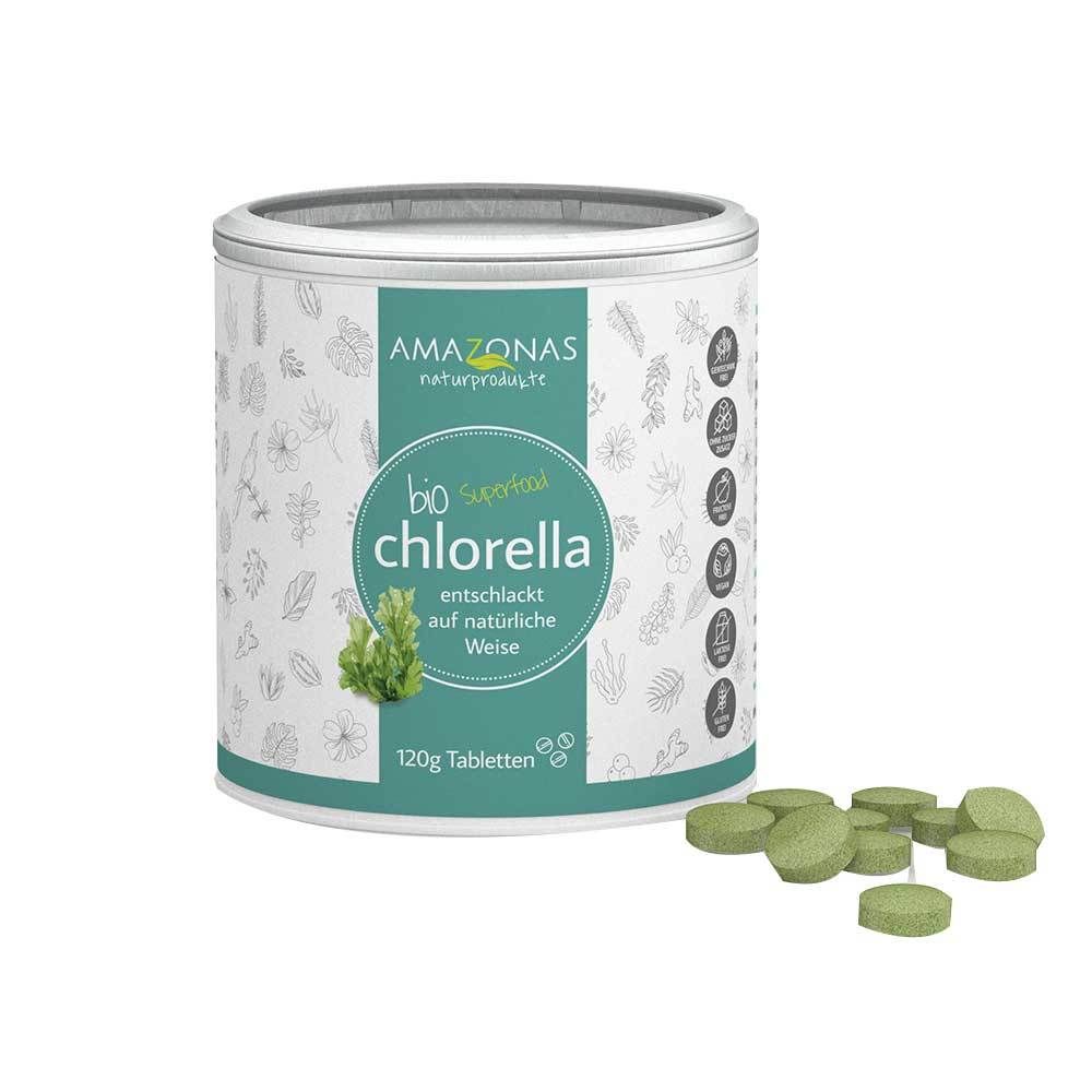 AMAZONAS Chlorella BIO Tabletten