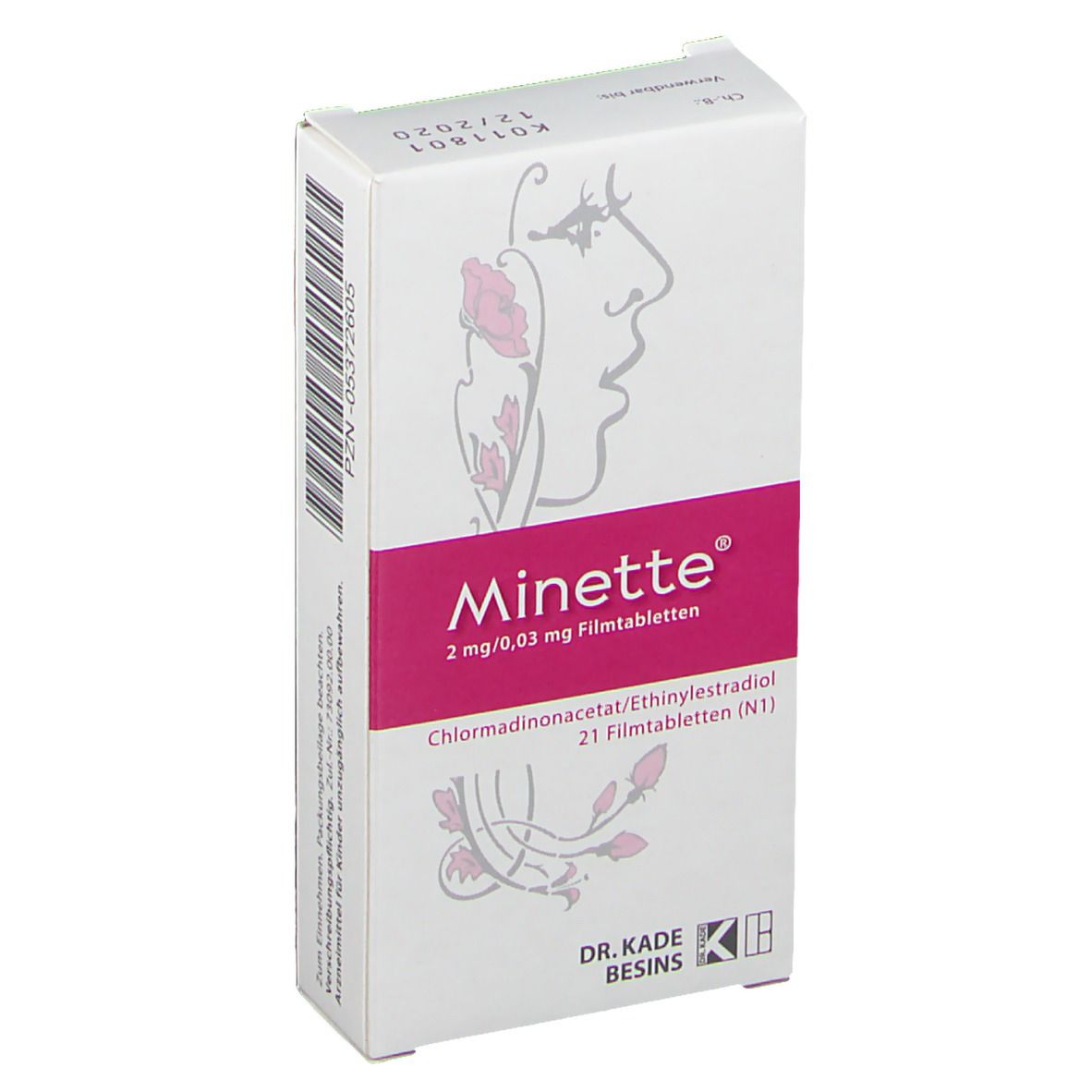 Minette 2 mg/0,03 mg Filmtabletten 21 St