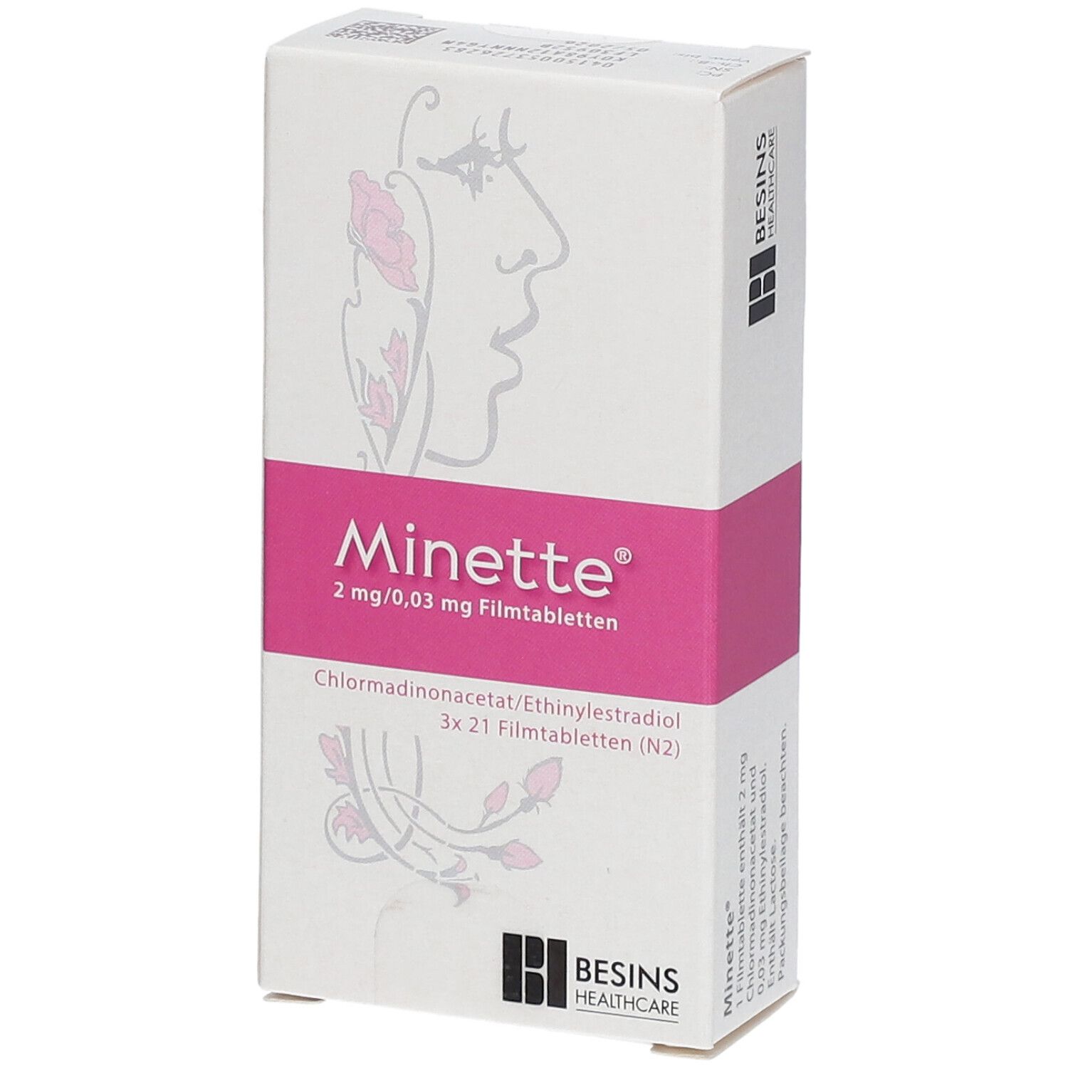 Minette 2 mg/0,03 mg Filmtabletten 3x21 St