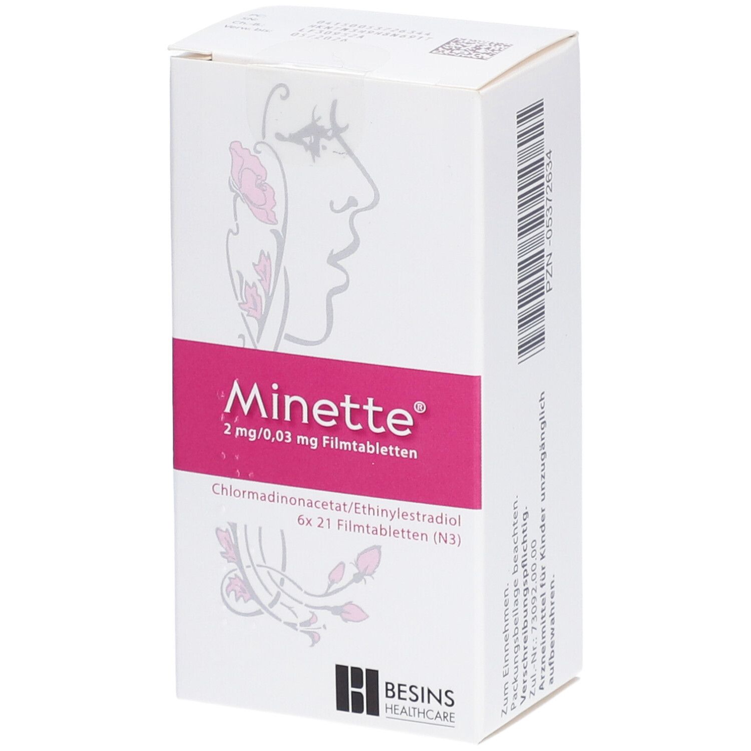 Minette 2 mg/0,03 mg Filmtabletten 6x21 St