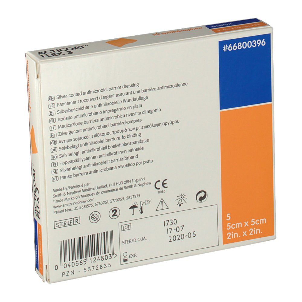 ACTICOAT® FLEX 3 Verband steril 5x5cm