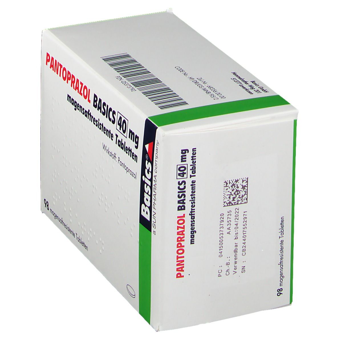 PANTOPRAZOL BASICS 40 mg