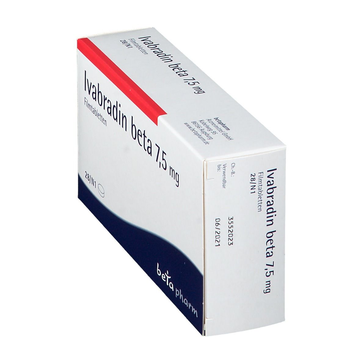 Ivabradin beta 7,5 mg Filmtabletten 56 St