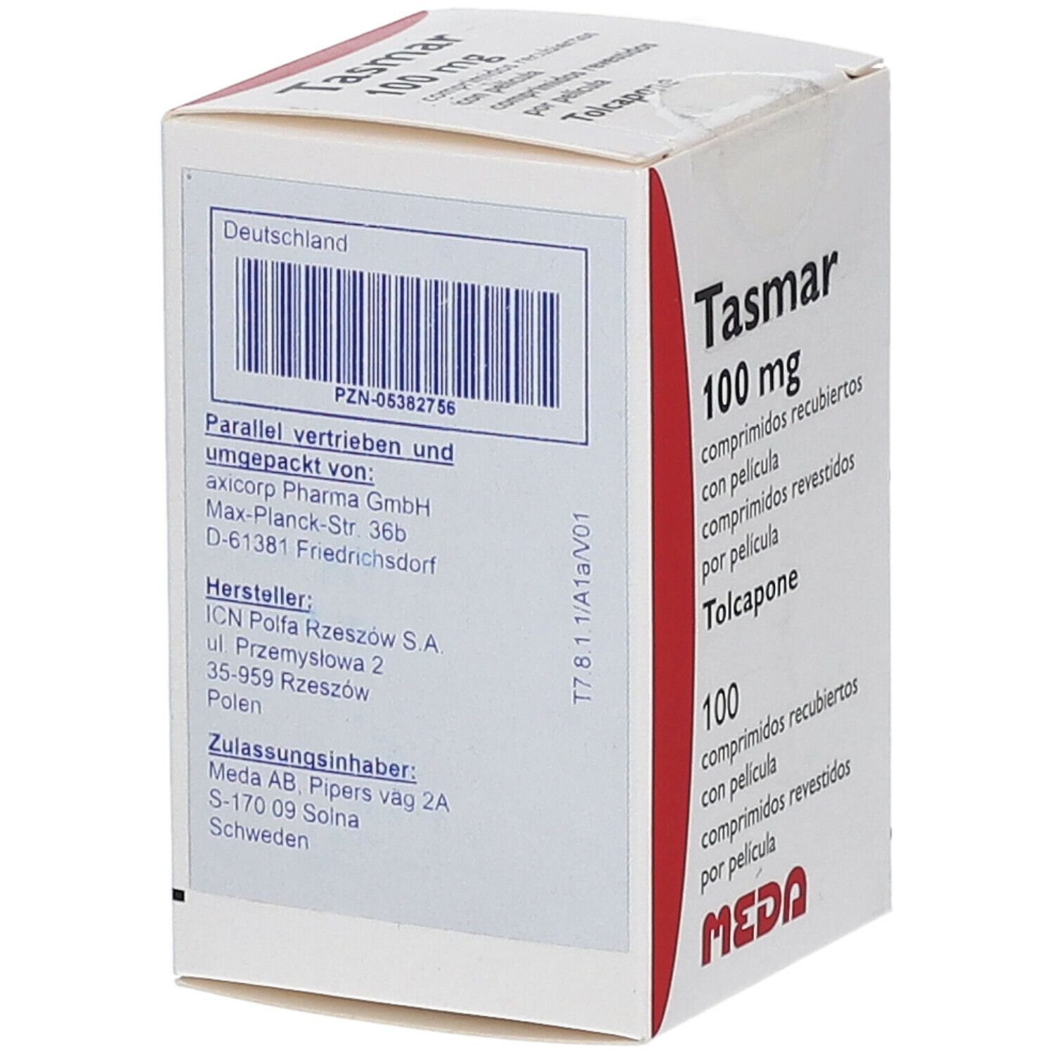 Tasmar 100 mg Filmtabletten St