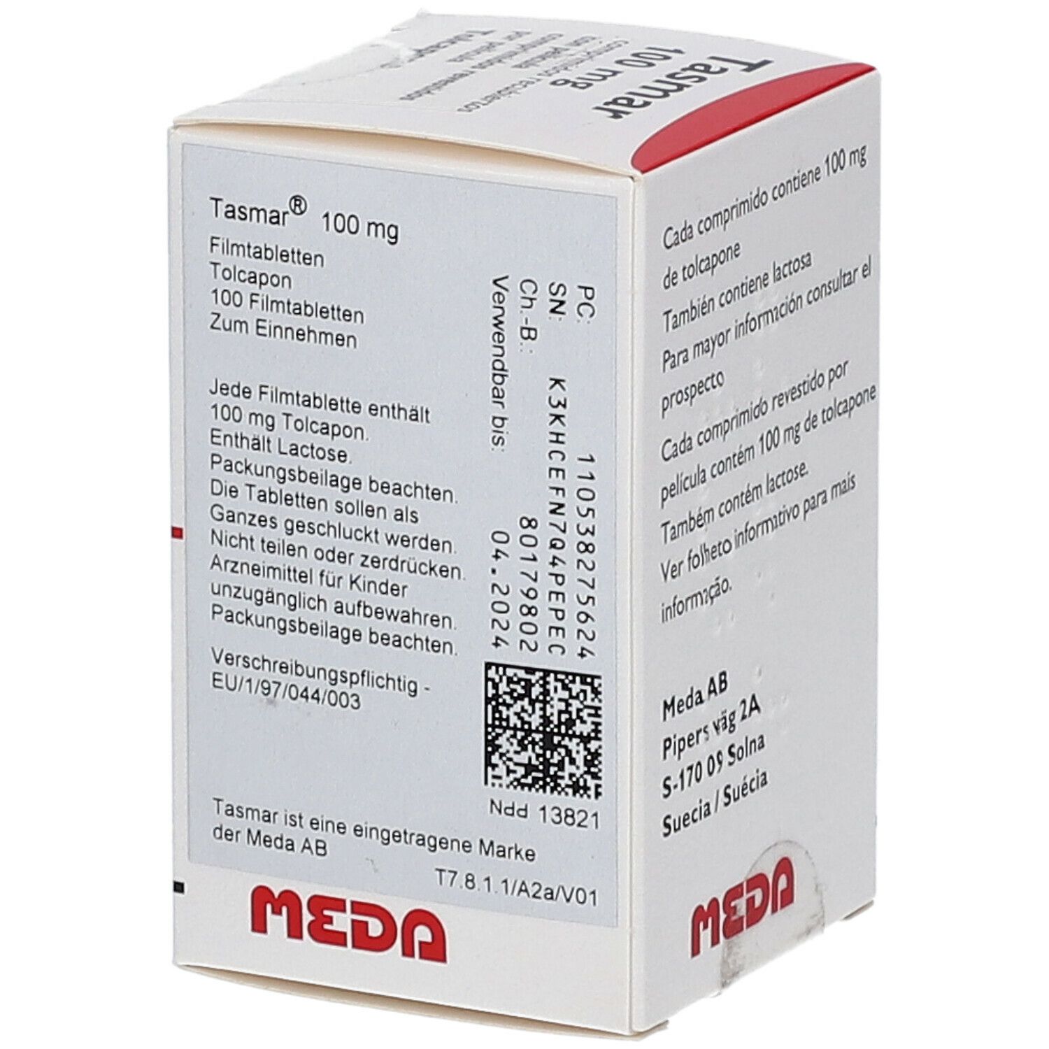 Tasmar 100 mg