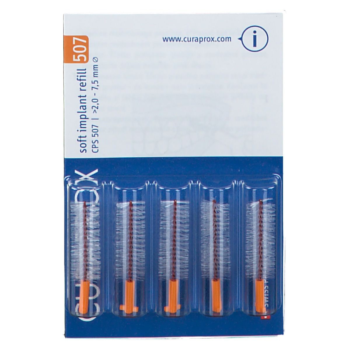 Curaprox® soft implant 507 2 - 7,5 mm