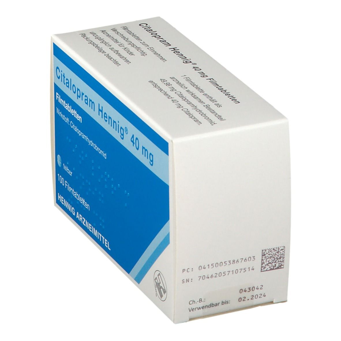 Citalopram Hennig® 40 mg