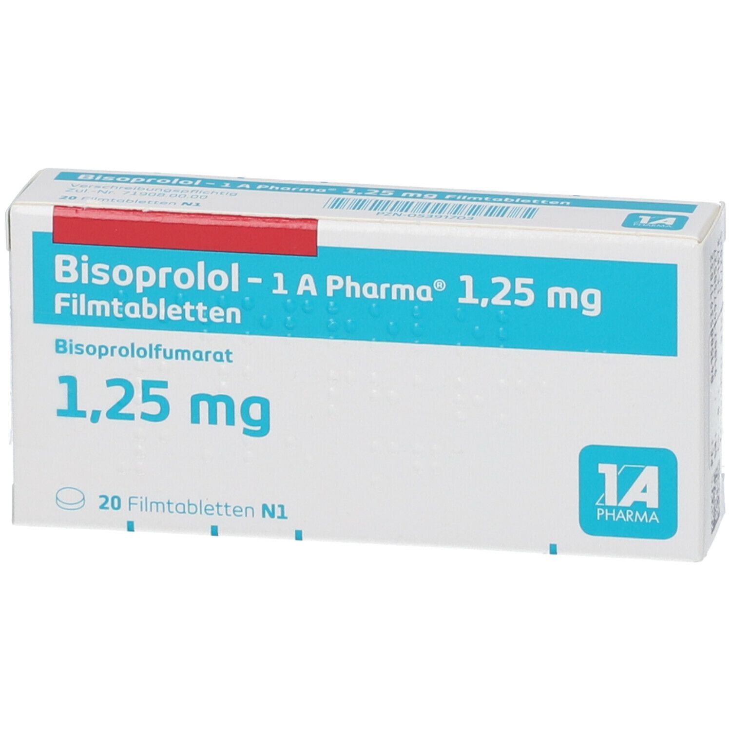 Bisoprolol 1A Pharm 1.25Mg