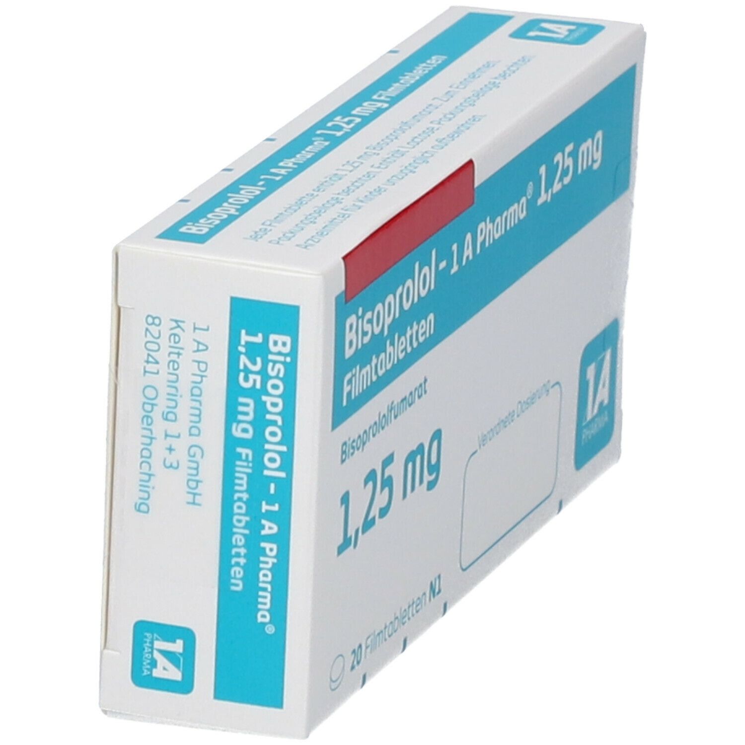 Bisoprolol 1A Pharm 1.25Mg