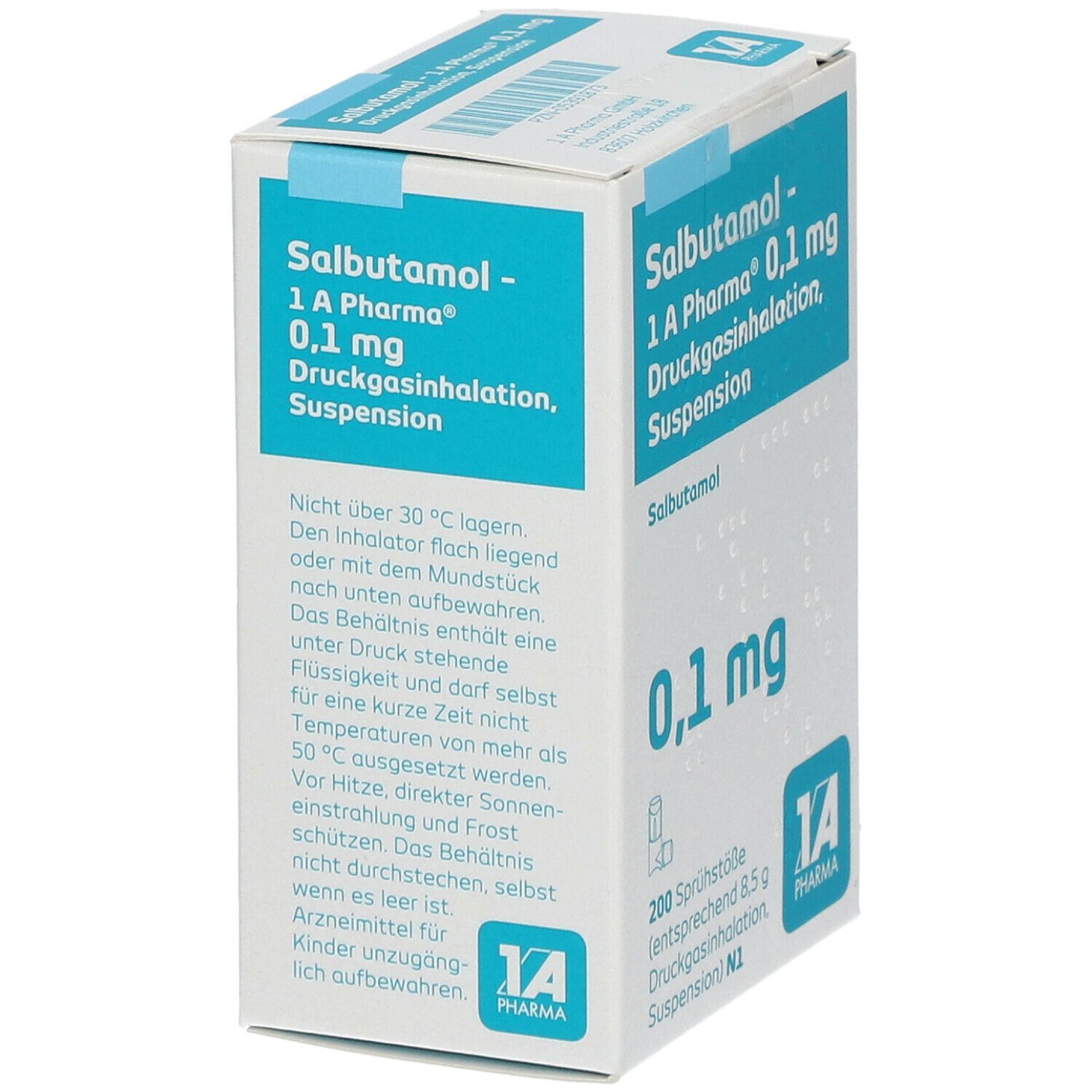 Salbutamol 1A Pharma® 0.1Mg