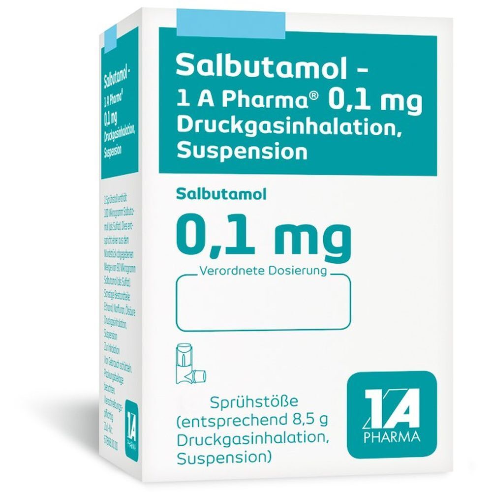 Salbutamol 1A Pharma® 0.1Mg
