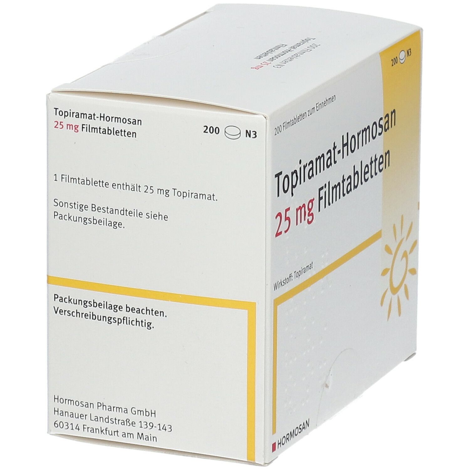 Topiramat-Hormosan 25 mg