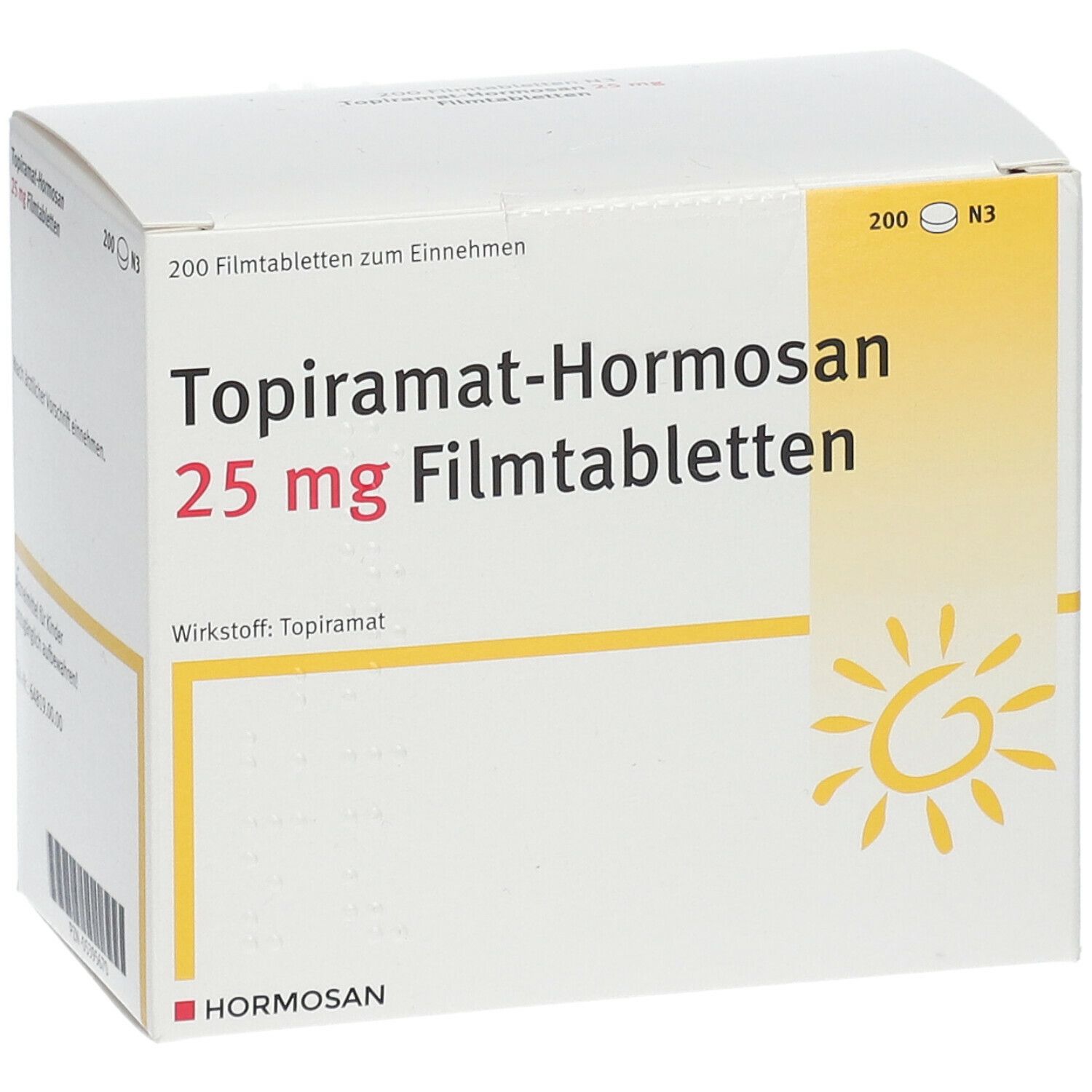 Topiramat-Hormosan 25 mg