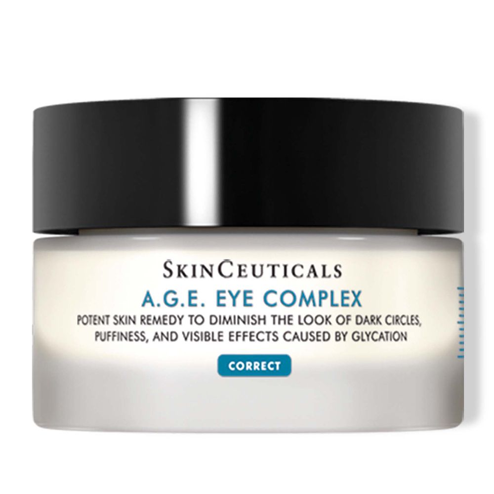 SkinCeuticals A.G.E. EYE COMPLEX, korrigierend wirkende Augencreme für reife Haut zur Milderung von Falten, Augenringen und Schwellungen