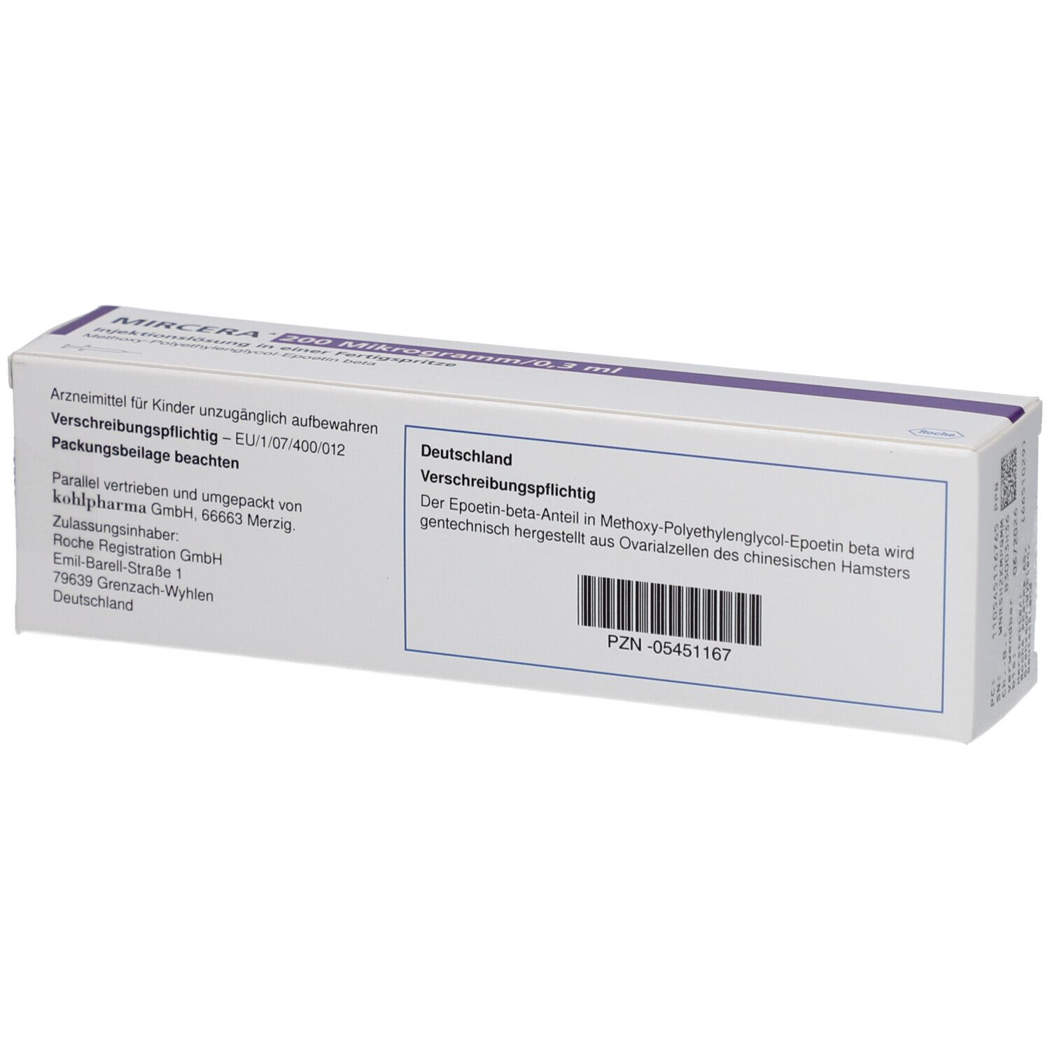 Mircera 200 µg/0,3 ml