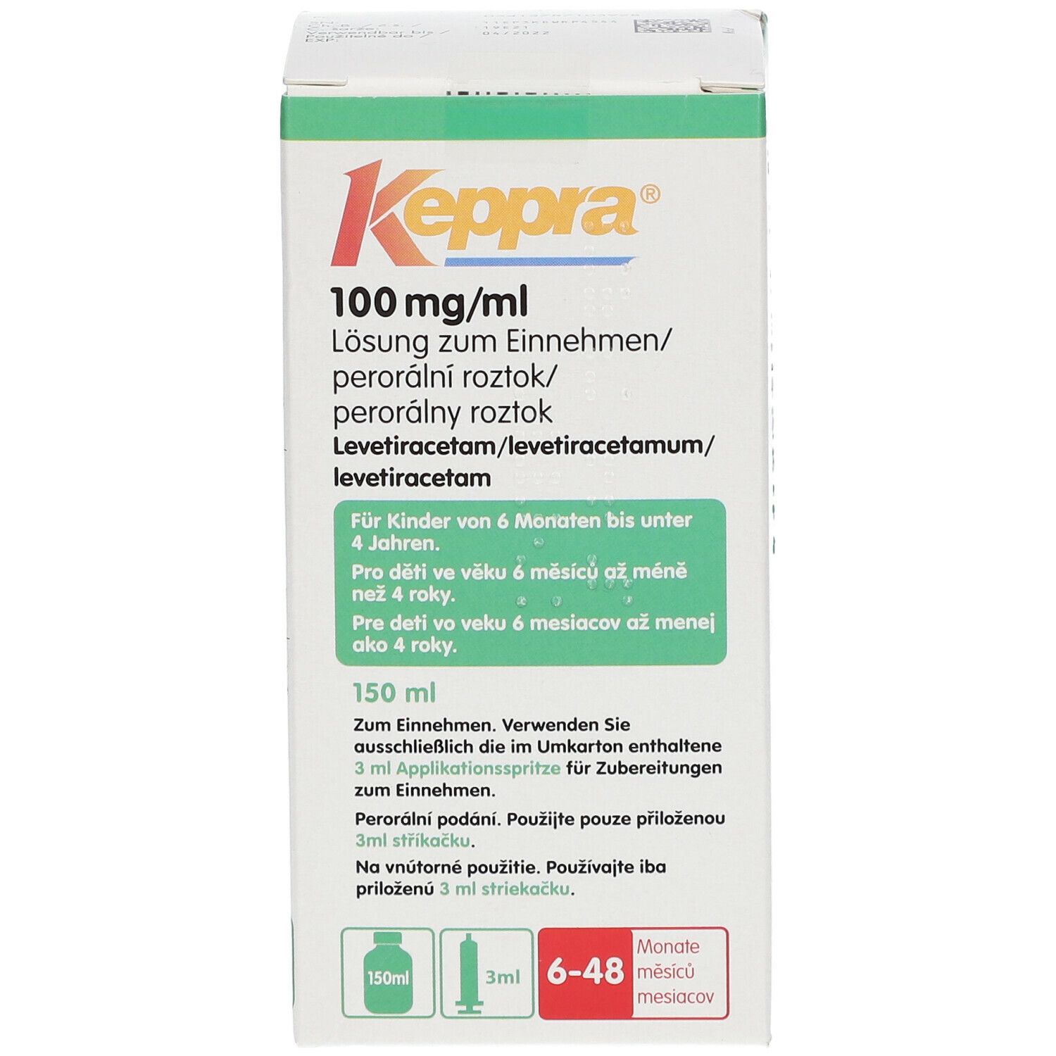 Keppra® 100 mg/ml