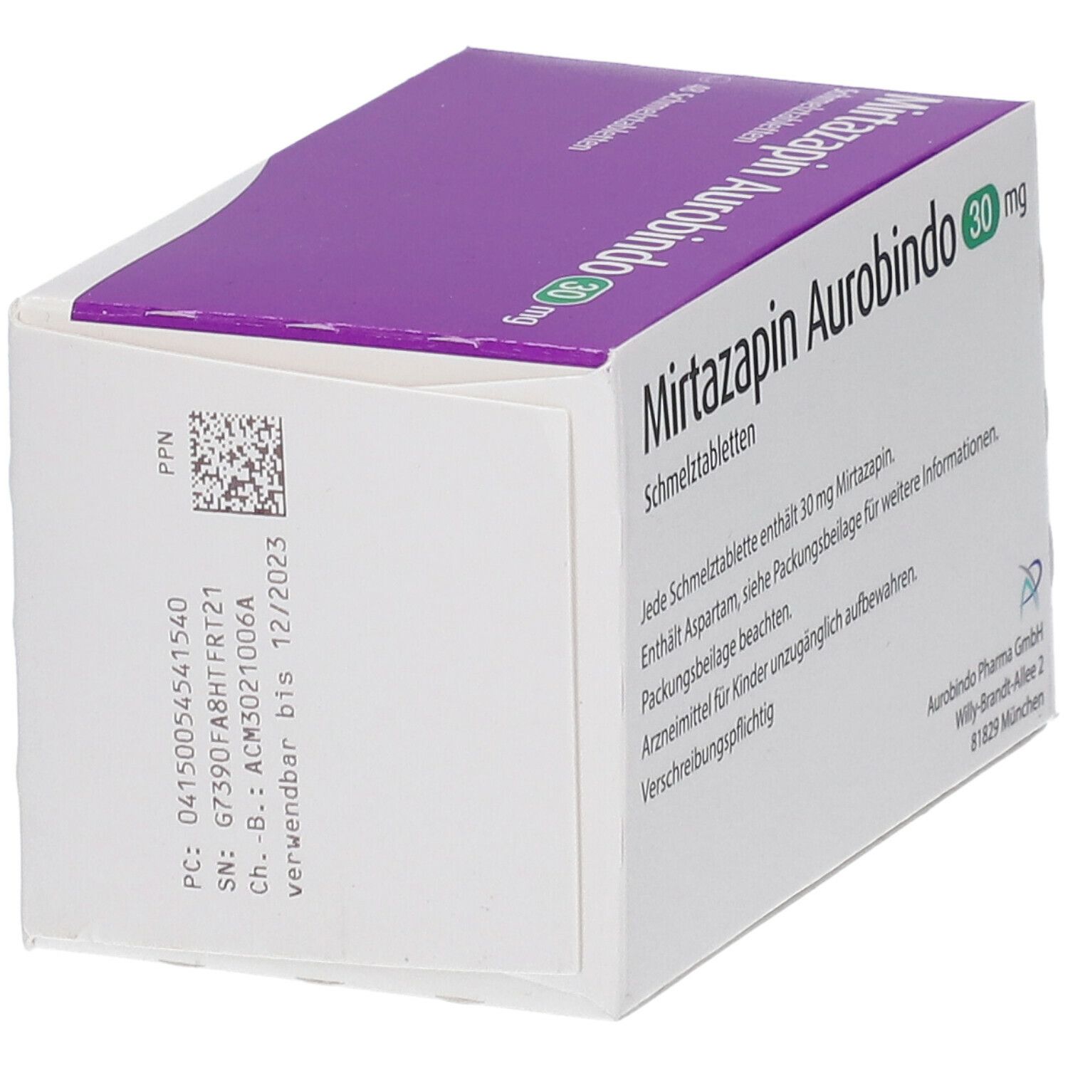 Mirtazapin Aurobindo 30 mg