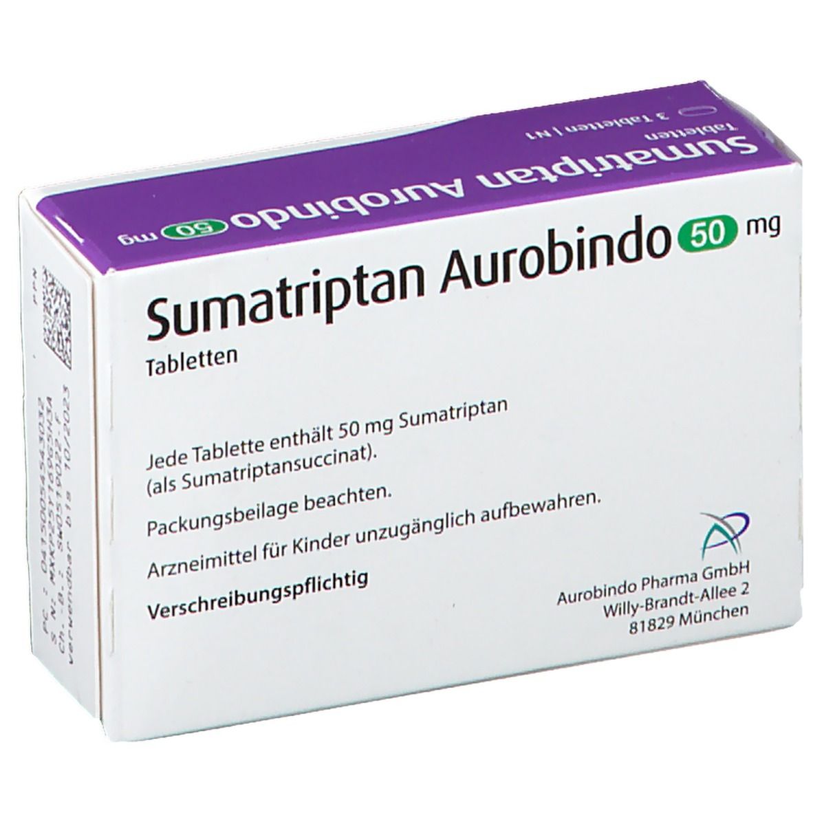 Sumatriptan Aurobindo 50 mg