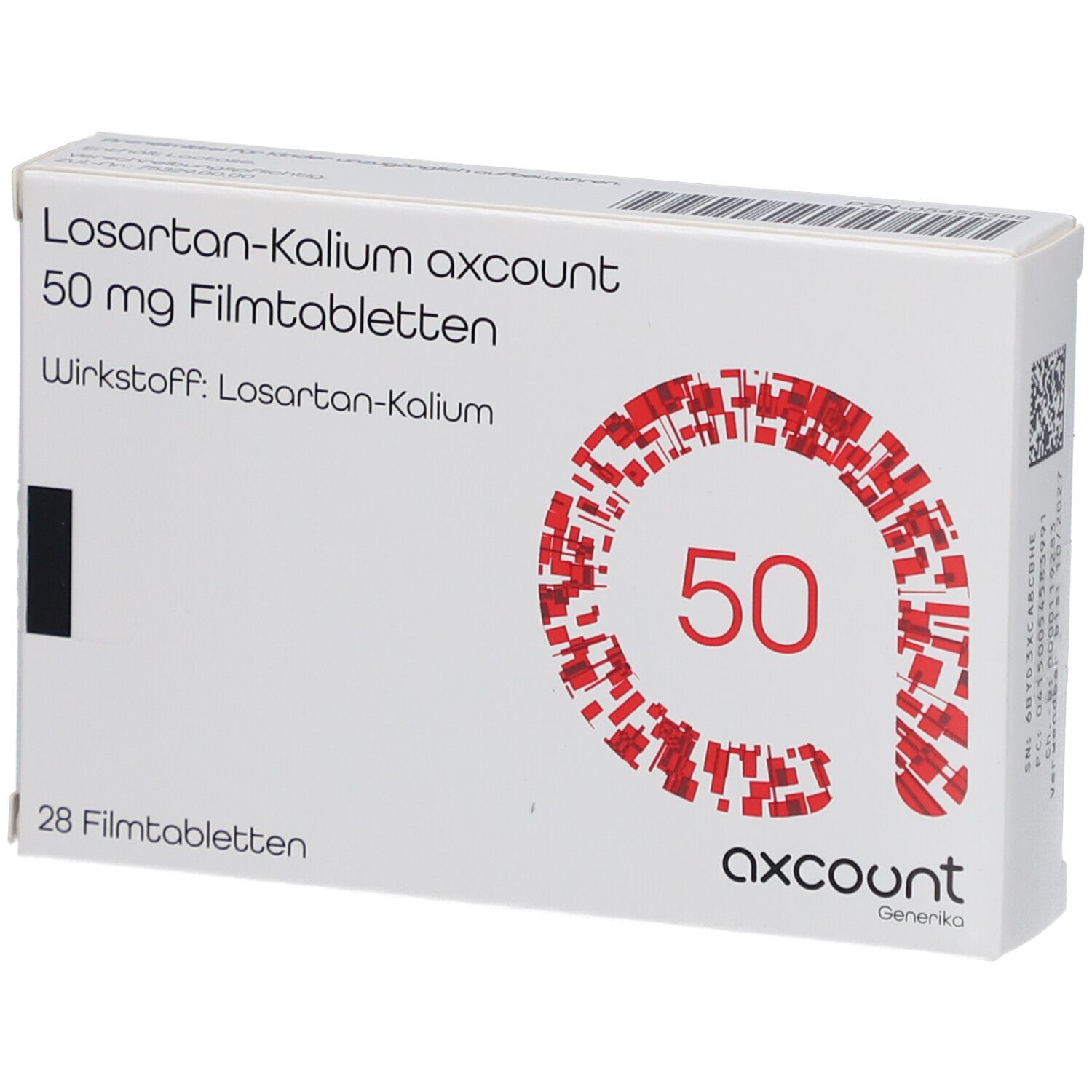 LOSARTAN Kalium axcount 50 mg Filmtabletten