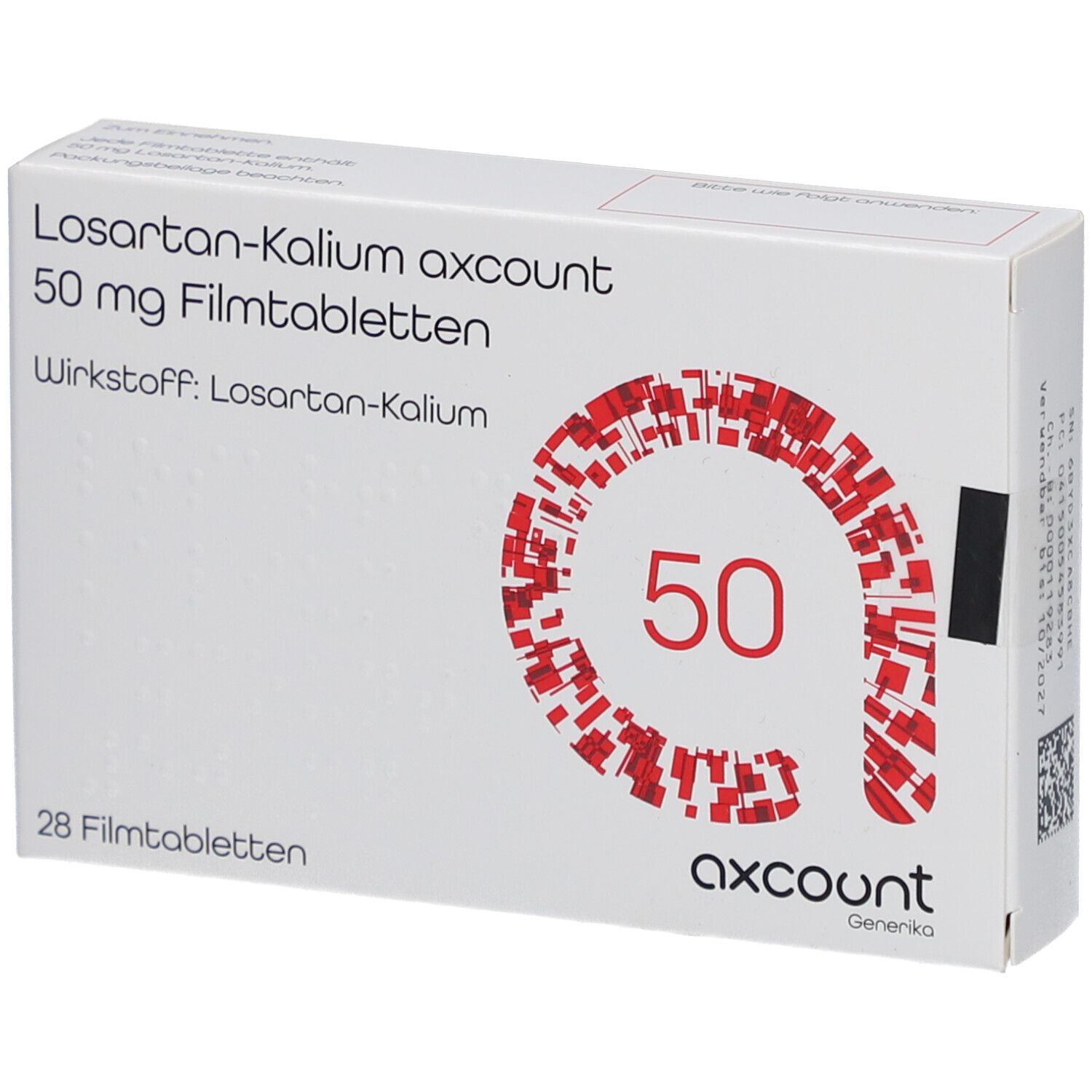 LOSARTAN Kalium axcount 50 mg Filmtabletten
