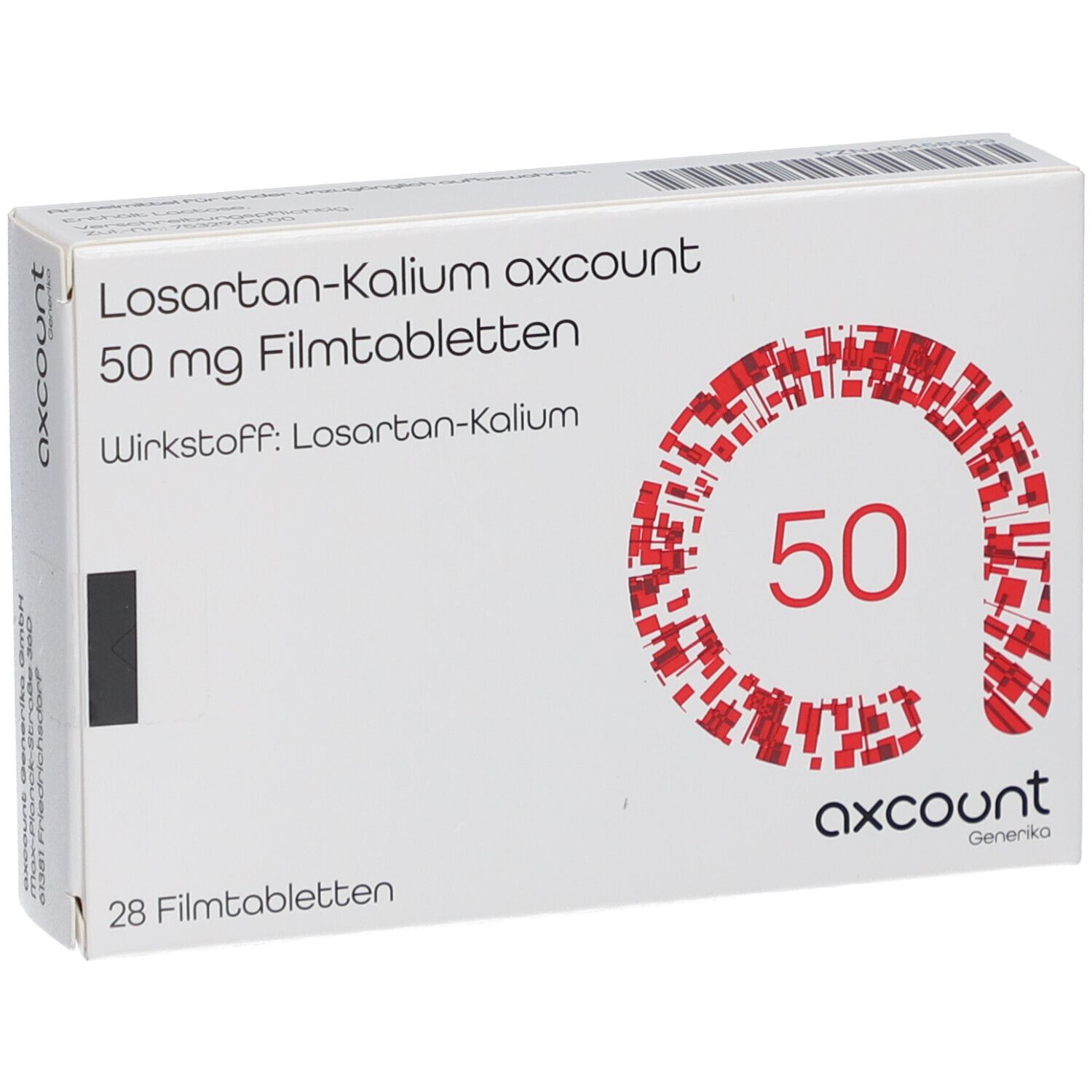LOSARTAN Kalium axcount 50 mg Filmtabletten
