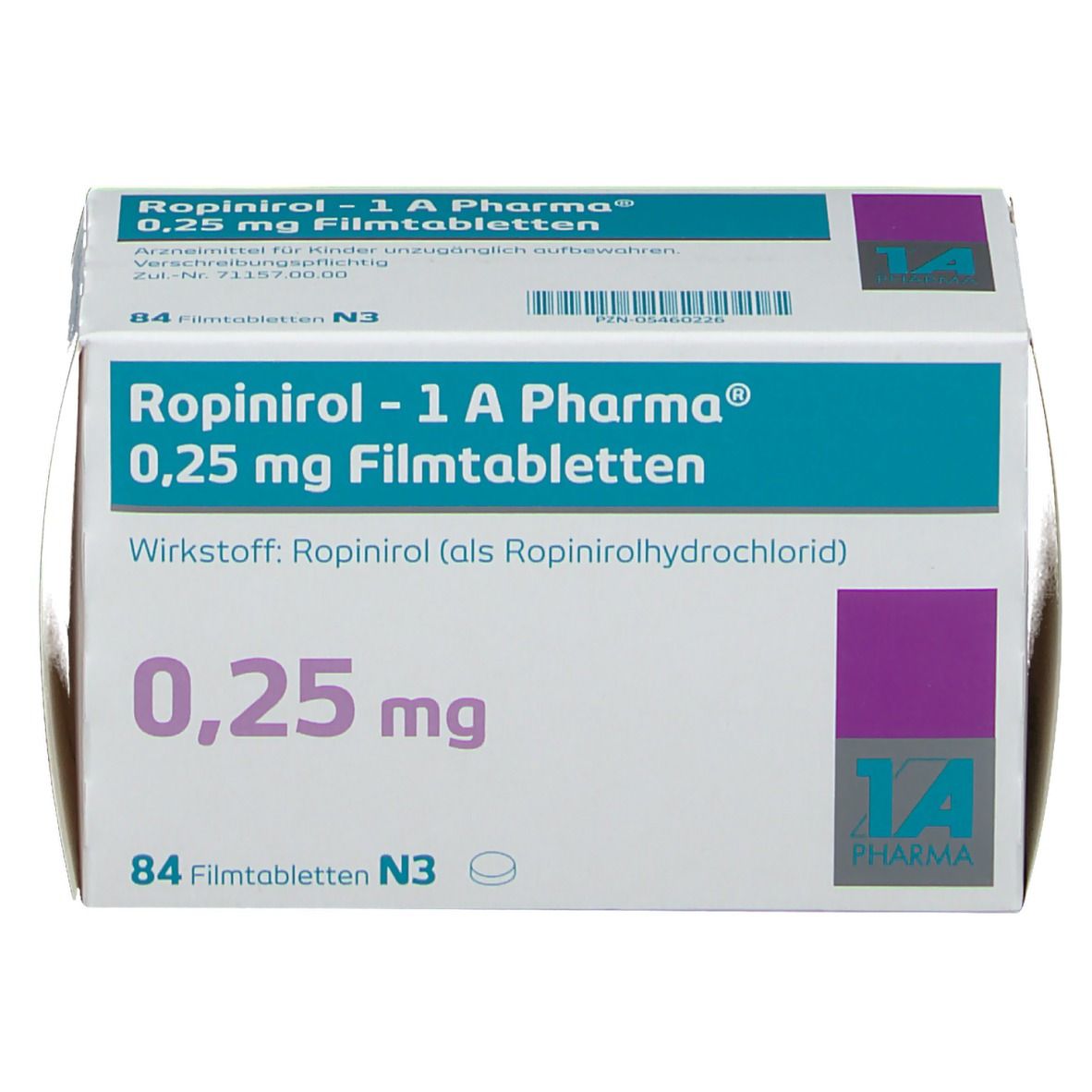 Ropinirol 1A Pharma® 0.25Mg