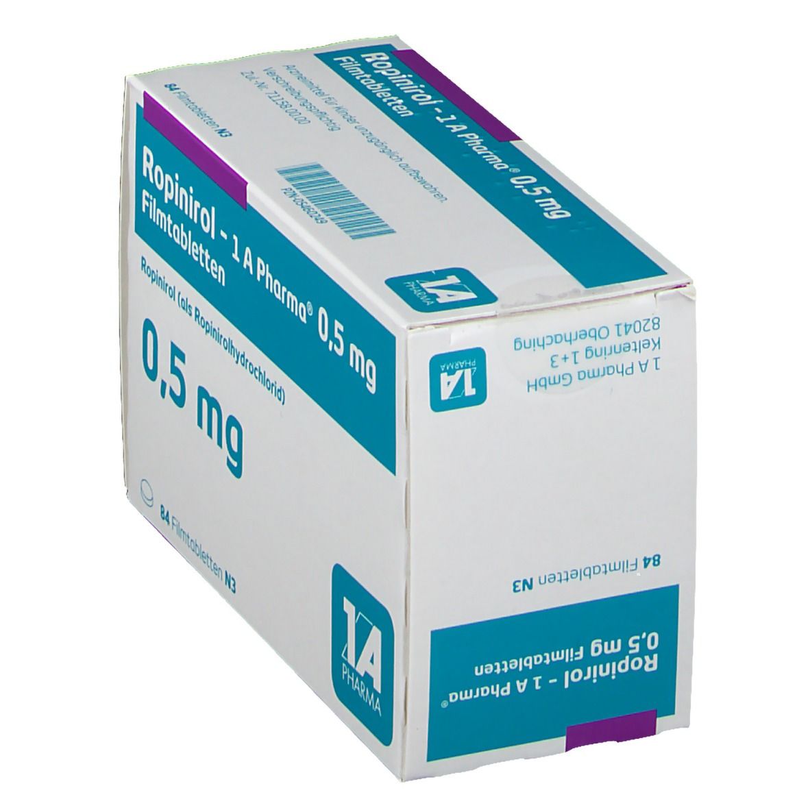 Ropinirol-1A Pharma 0,5 mg Filmtabletten 21 St