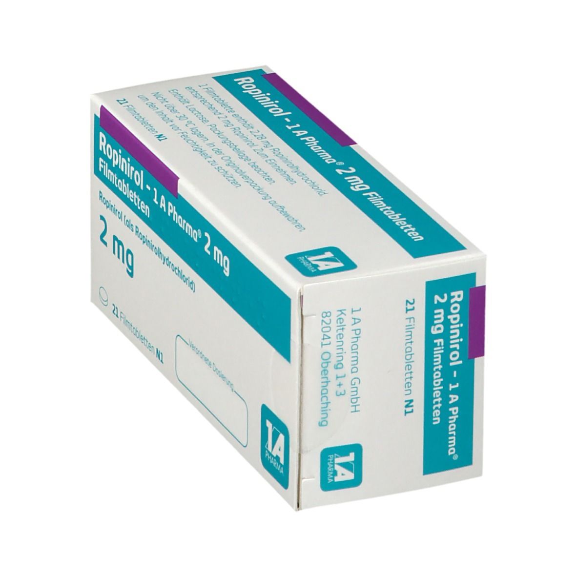 Ropinirol-1A Pharma 2 mg Filmtabletten 21 St