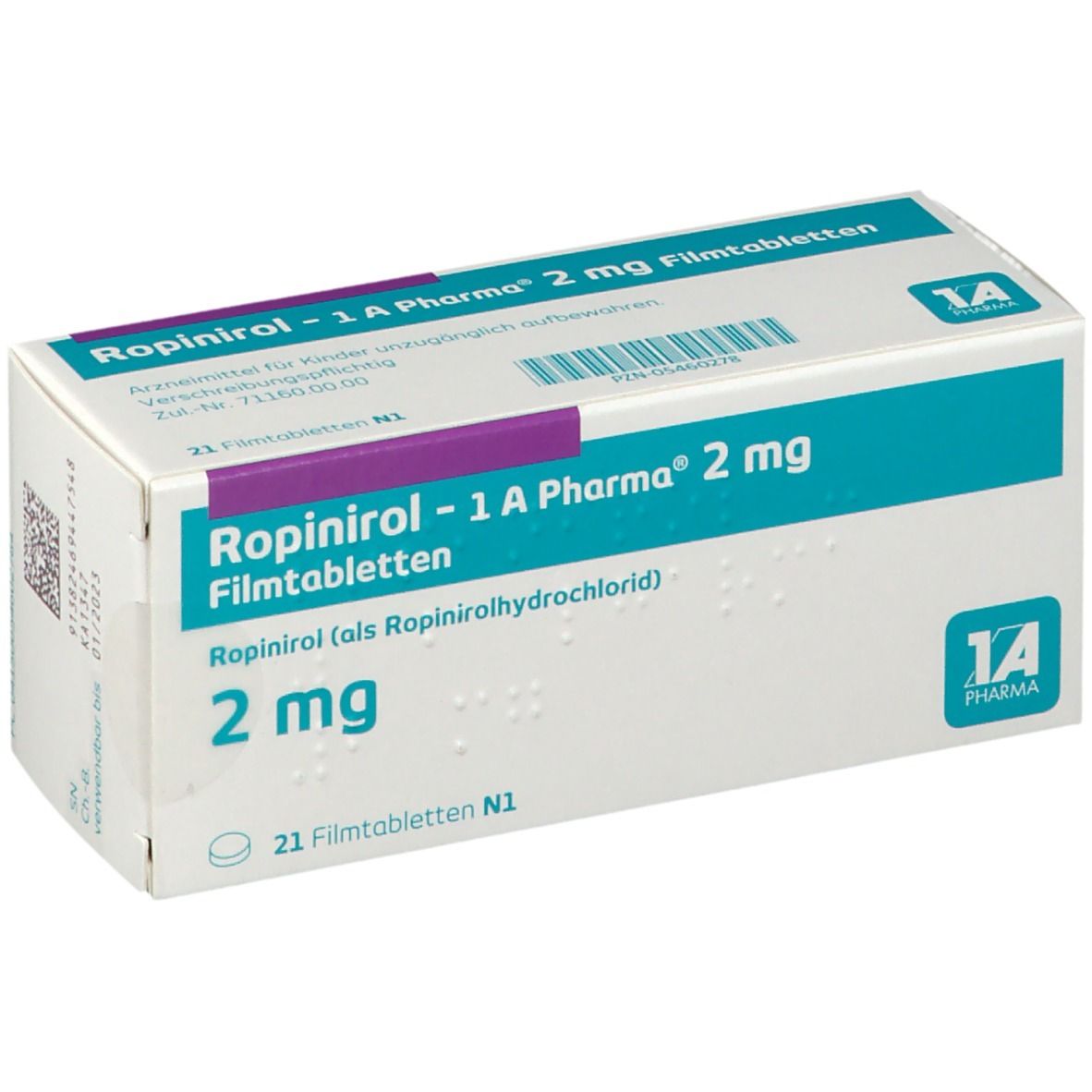 Ropinirol - 1 A Pharma® 2 mg