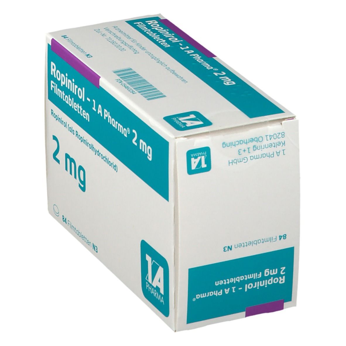 Ropinirol-1A Pharma 2 mg Filmtabletten 84 St