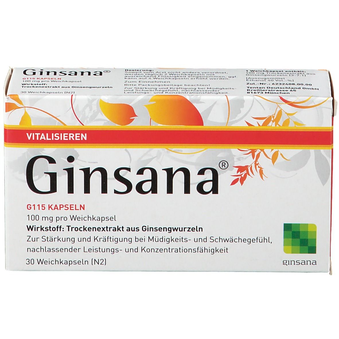 Ginsana G 115 Kapseln