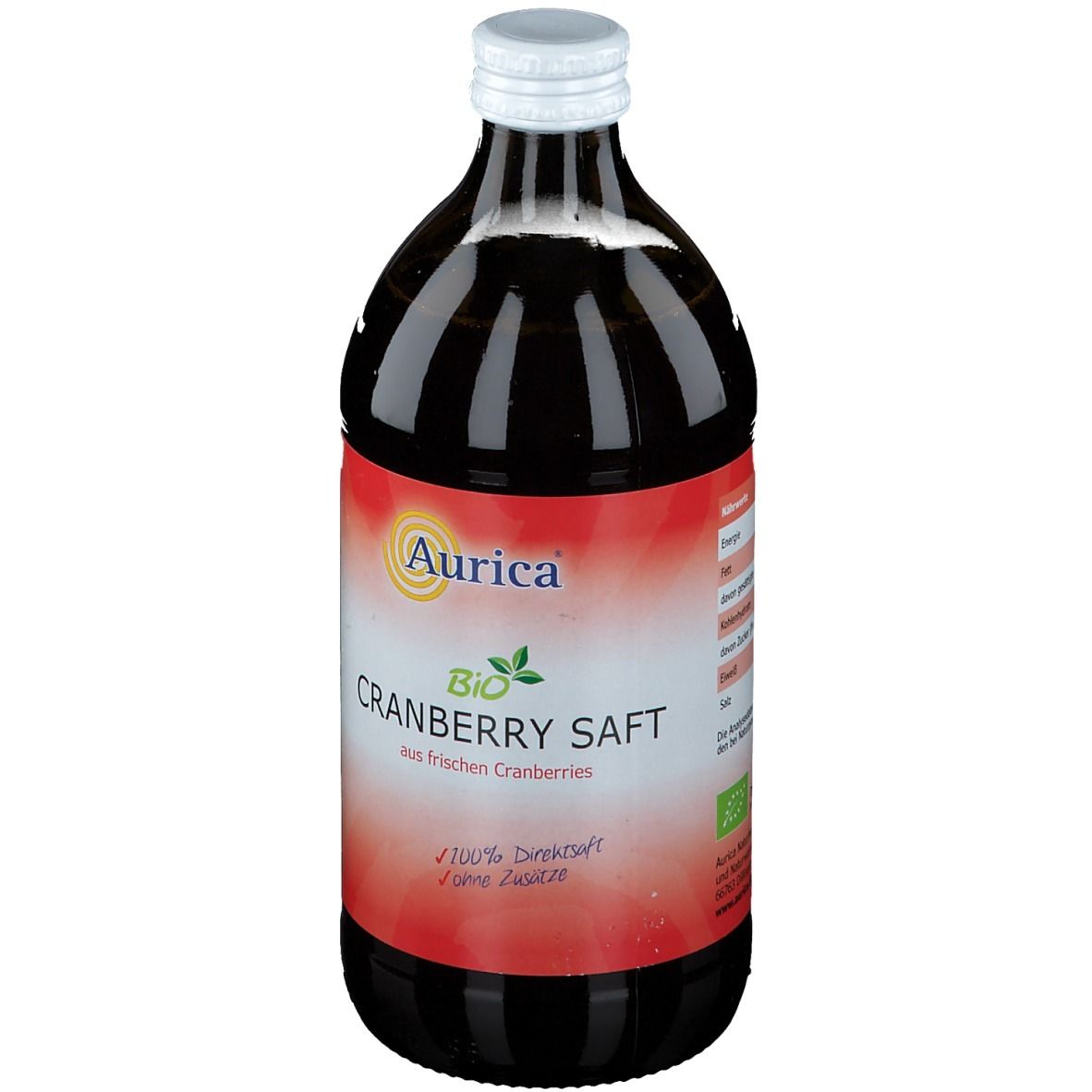 Aurica® Bio Cranberry Saft