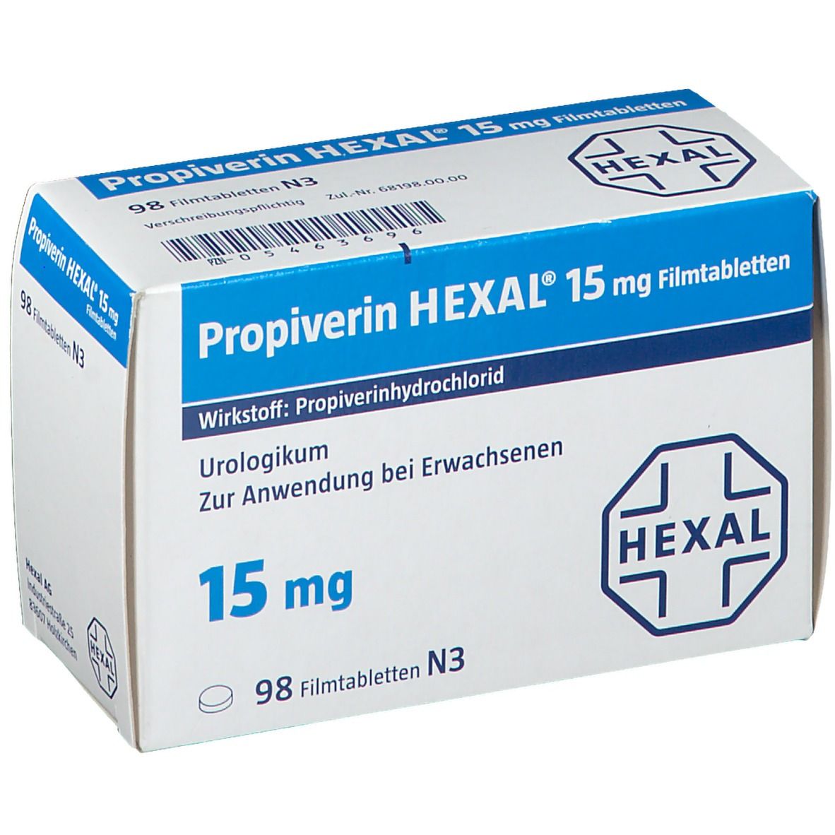 Propiverin HEXAL® 15 mg