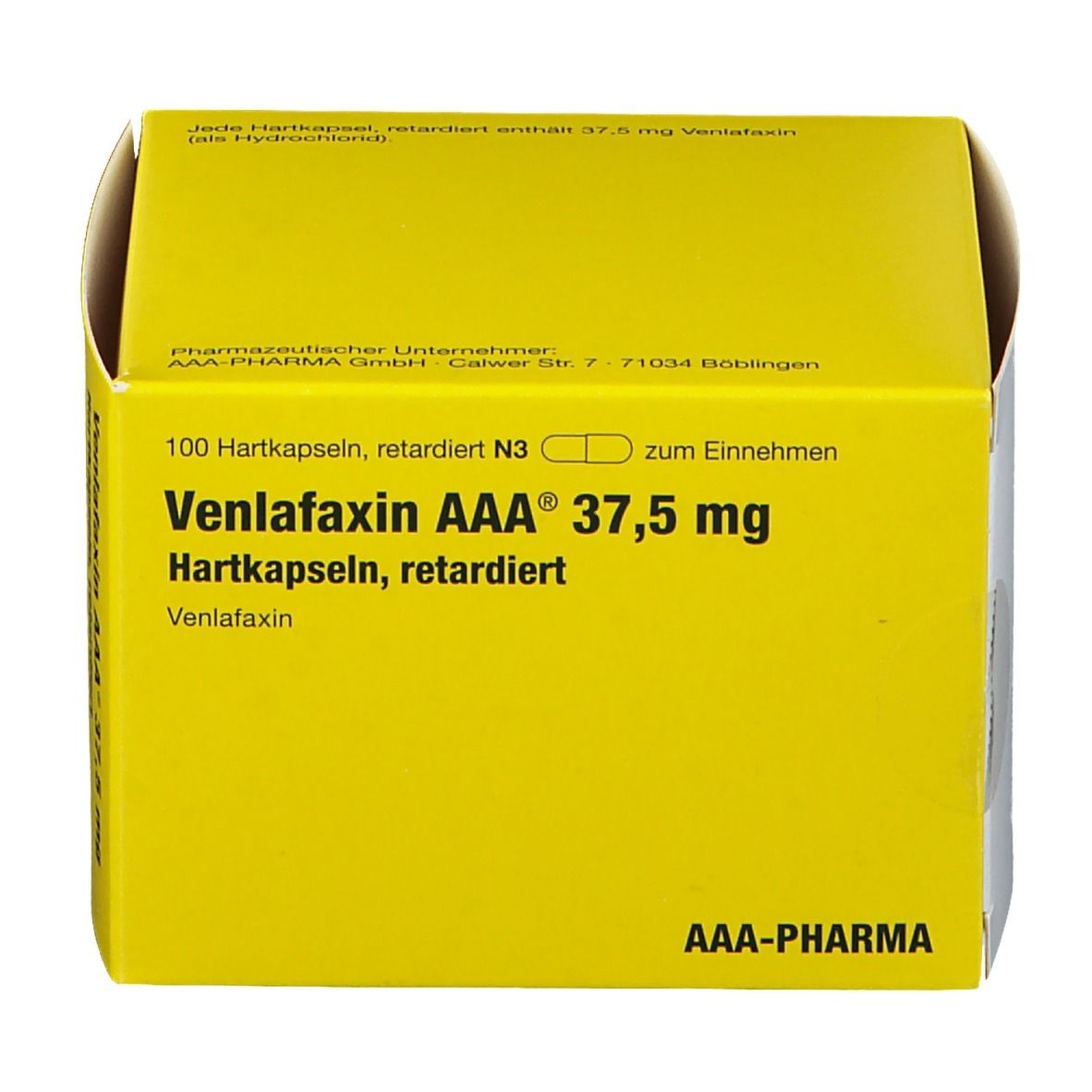 Venlafaxin AAA® 37.5Mg