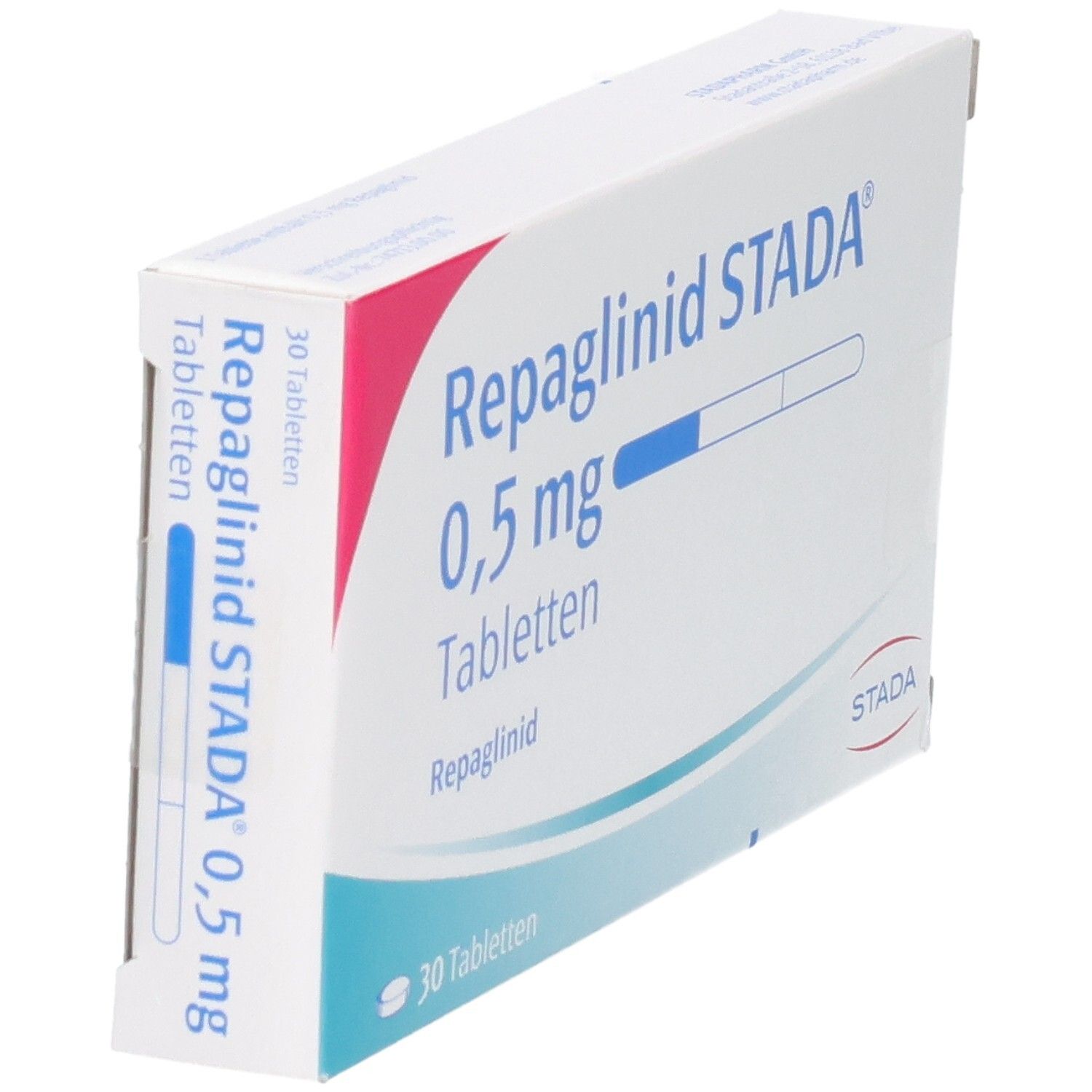 Repaglinid STADA 0,5 mg Tabletten, 30 Stück.