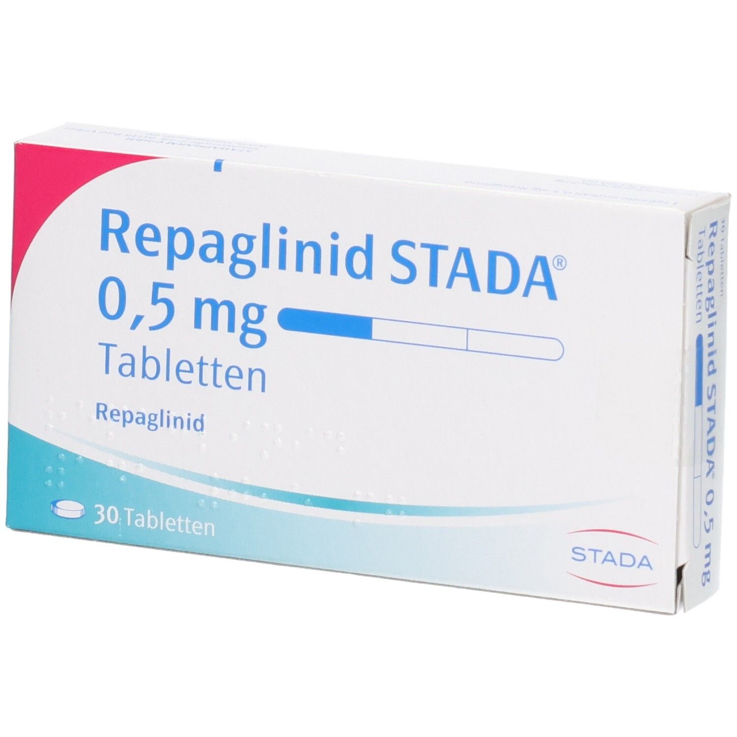 Repaglinid STADA 0,5 mg Tabletten, 30 Stück.