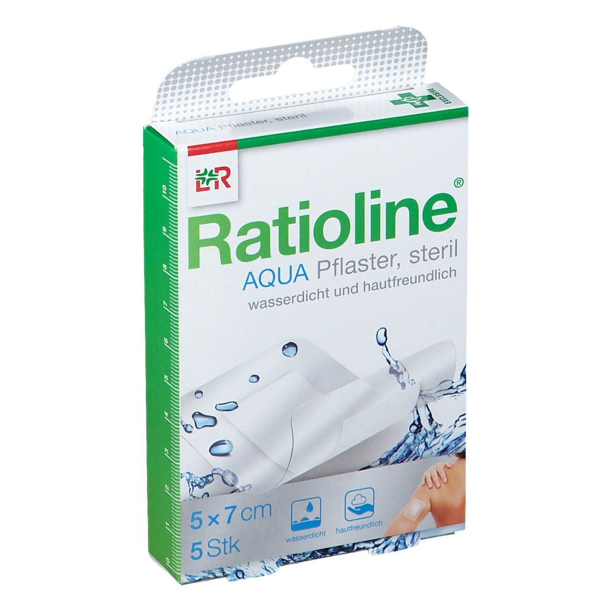 Ratioline® aqua Duschpflaster Plus 5 x 7 cm