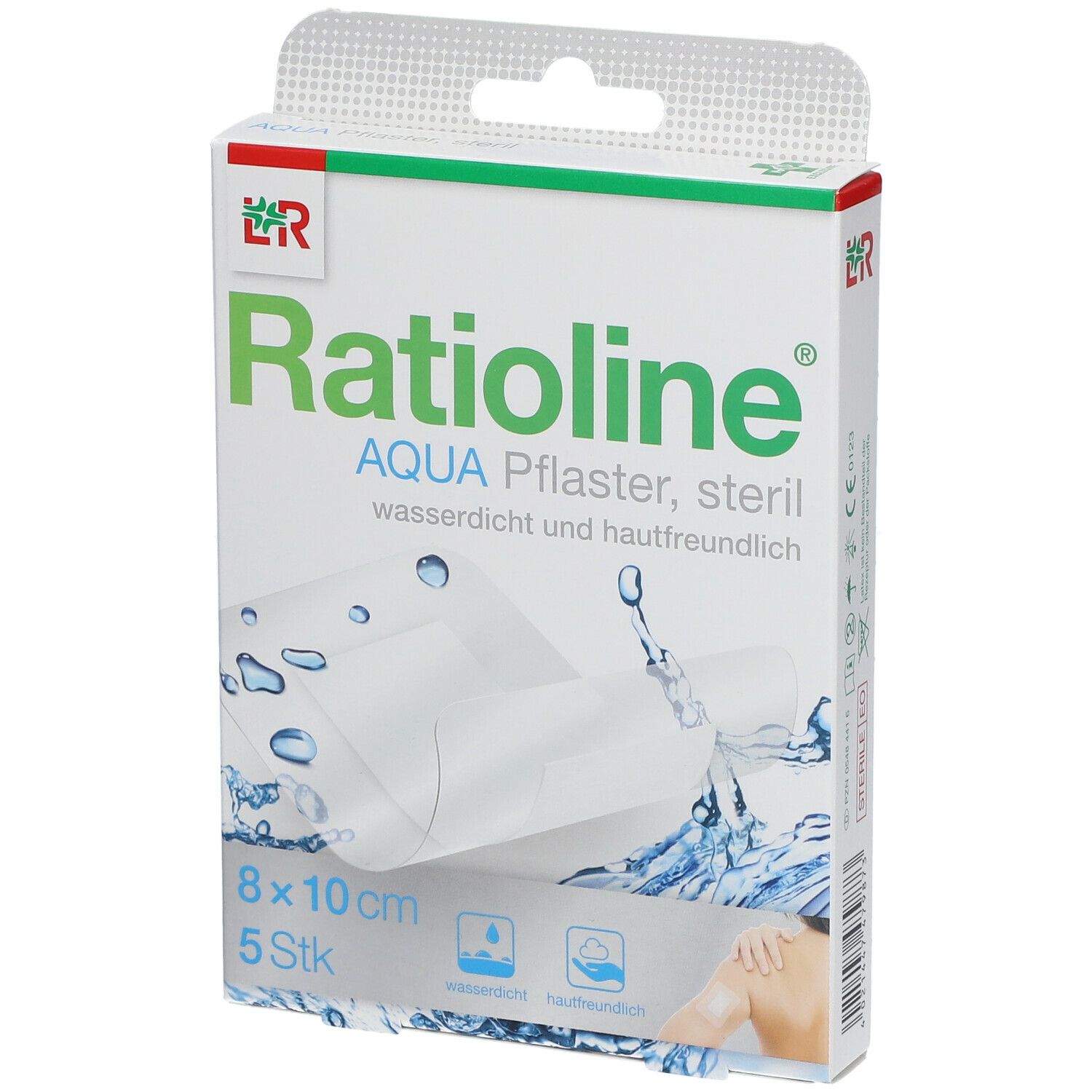 Ratioline® aqua Duschpflaster Plus 8 x 10 cm