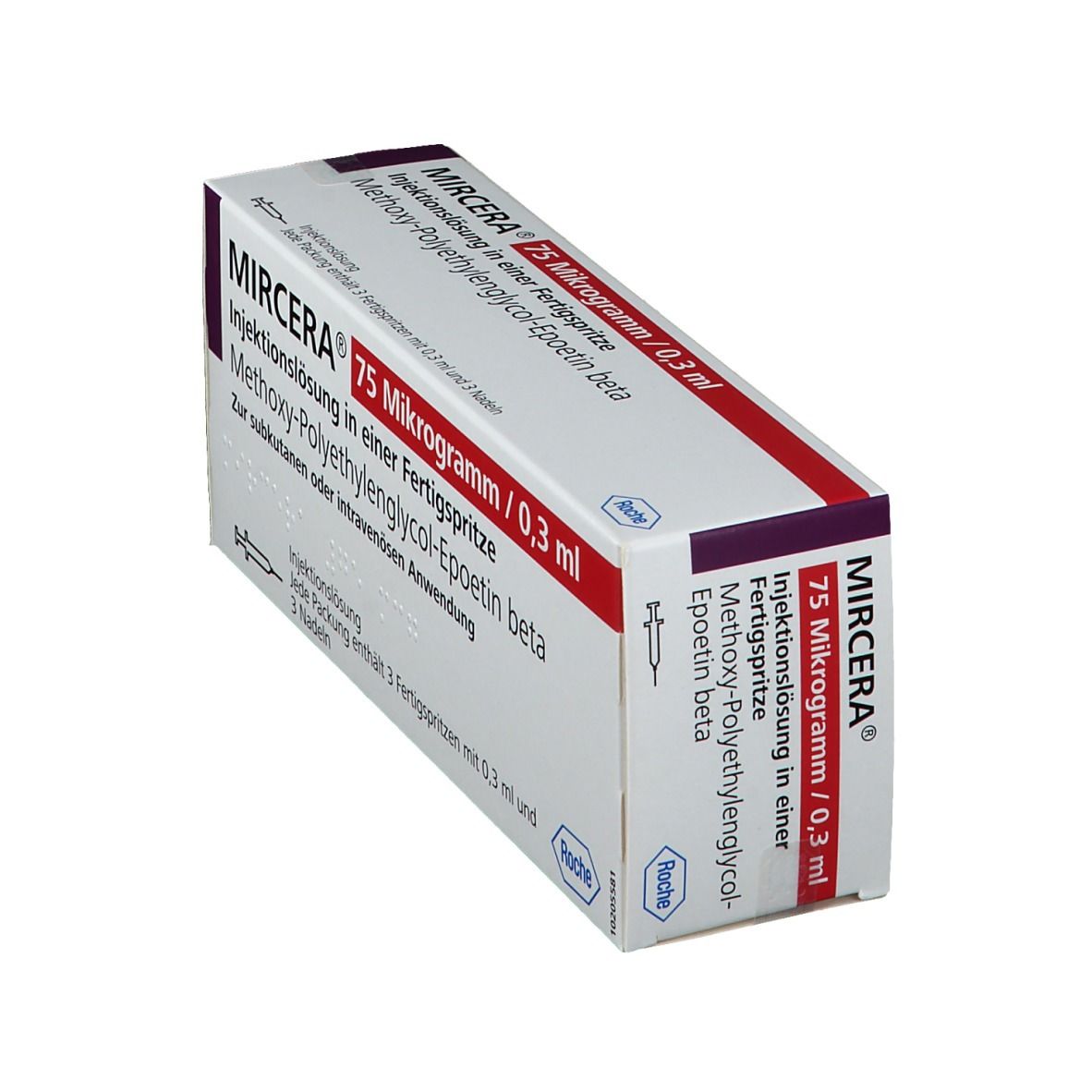 Mircera 75 Mikrogramm/0,3 ml Inj.-Lsg.i.e.F.-Sp. 3 St Infusionsemulsion