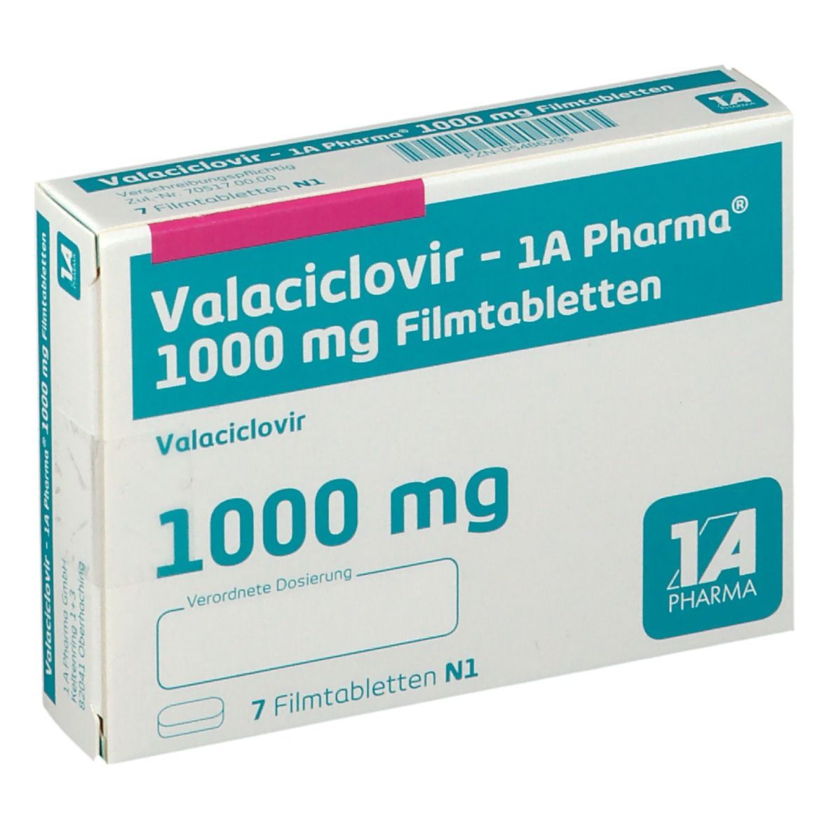 Valaciclovir 1A Pha 1000Mg
