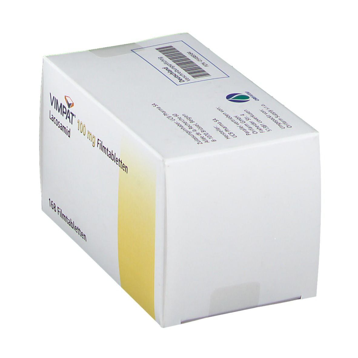 Vimpat 100 mg Filmtabletten 168 St