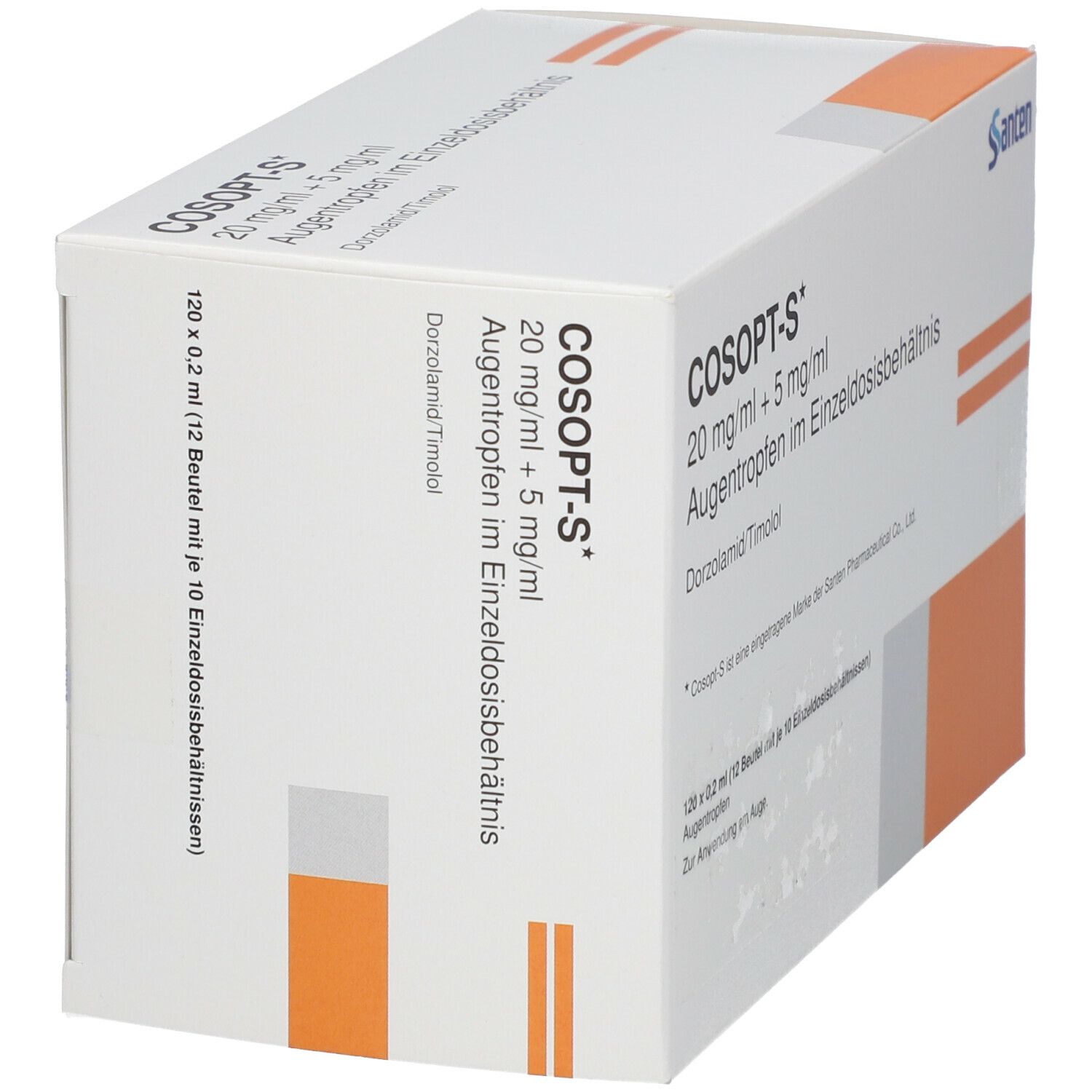 Cosopt-S 20 mg/ml+5 mg/ml Augentr.i.Einzeldosisbe. 120x0,2 ml Einzeldosispipetten